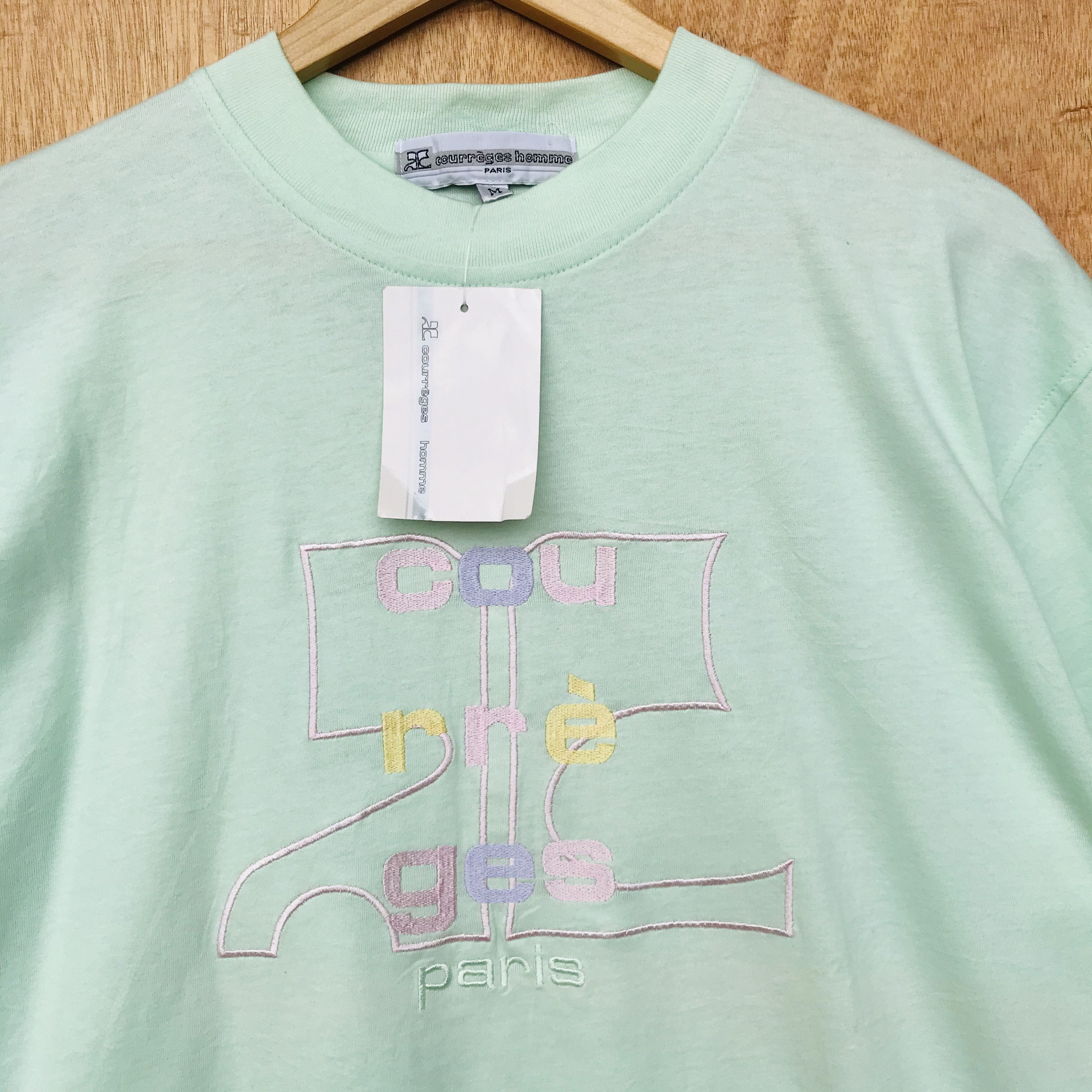 Courreges NOS Courreges Homme japan multicolor embroidered logo Size US M / EU 48-50 / 2 - 5 Thumbnail