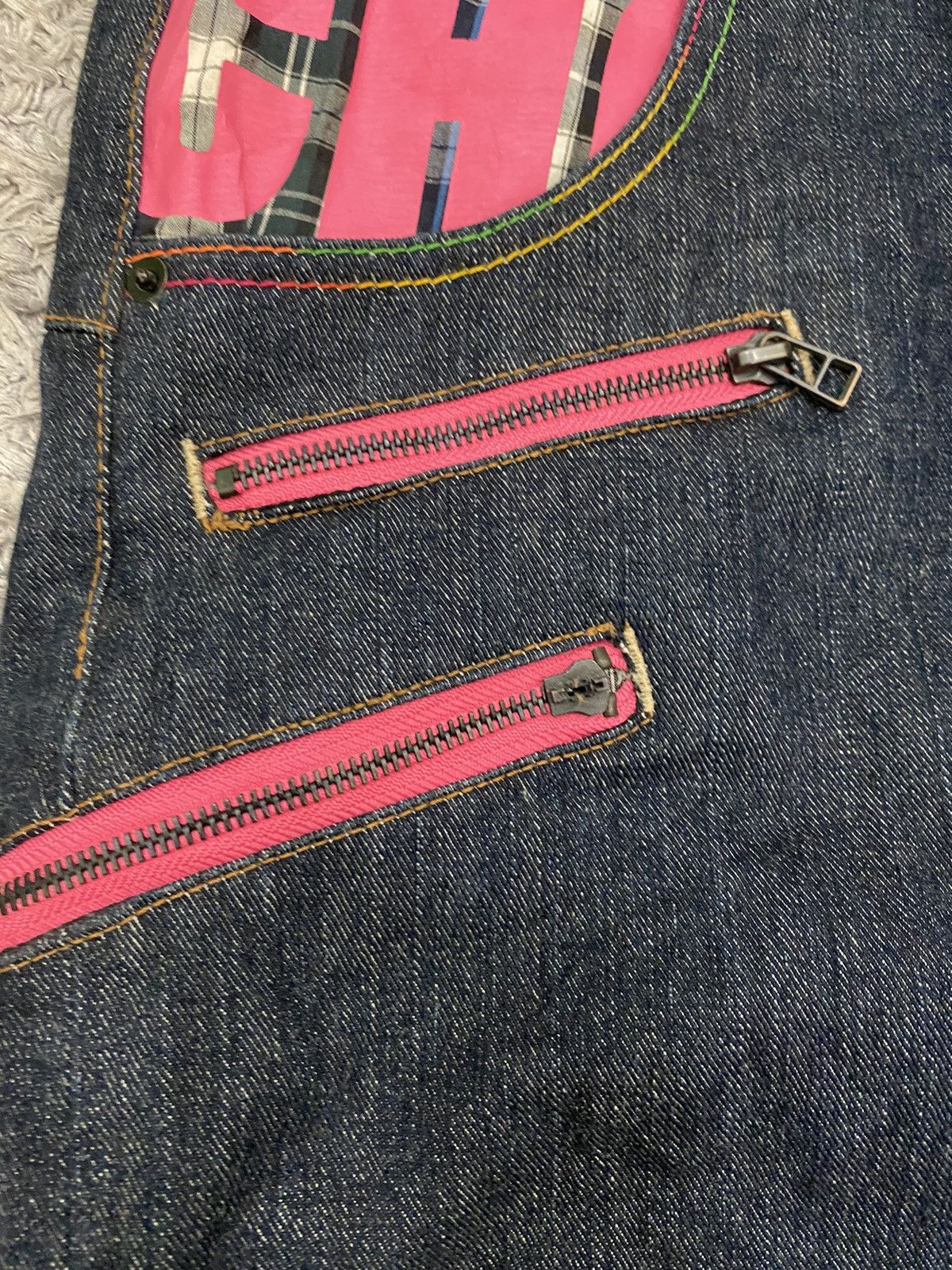 Japanese Brand Japanese Brand Memory Special Double Waist Denim Pants Size US 31 - 4 Thumbnail