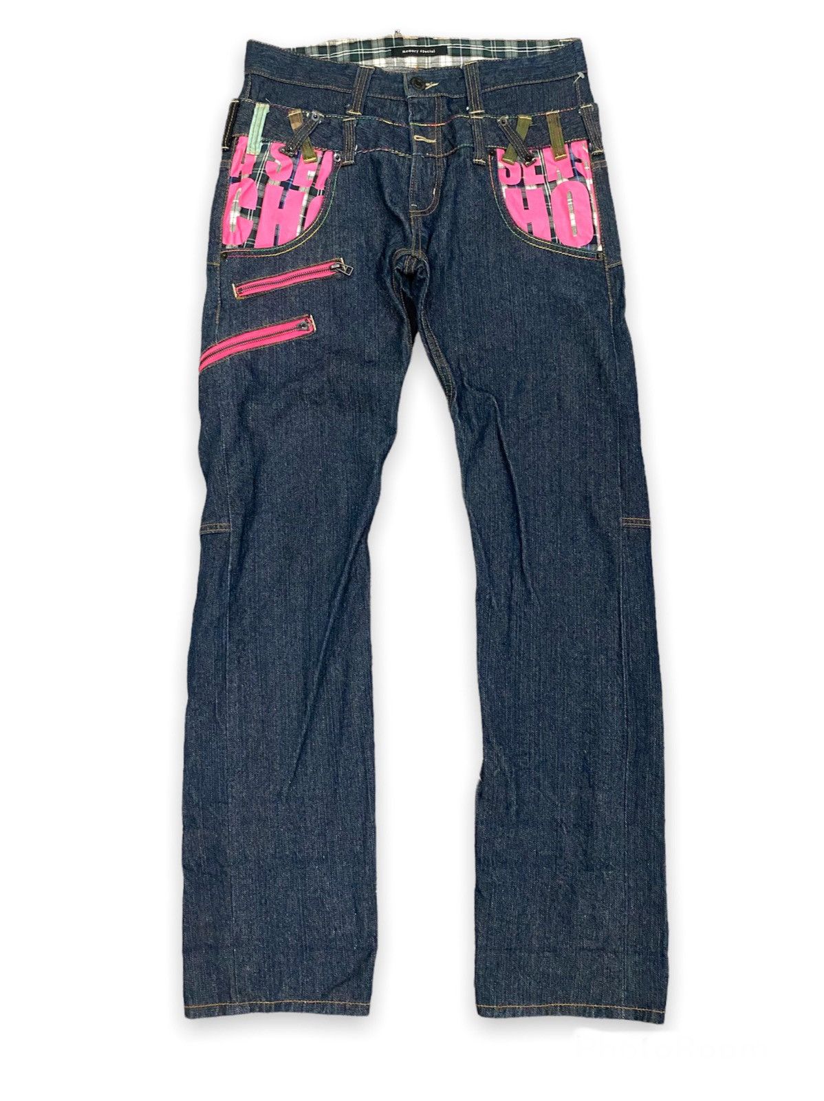 Japanese Brand Japanese Brand Memory Special Double Waist Denim Pants Size US 31 - 1 Thumbnail