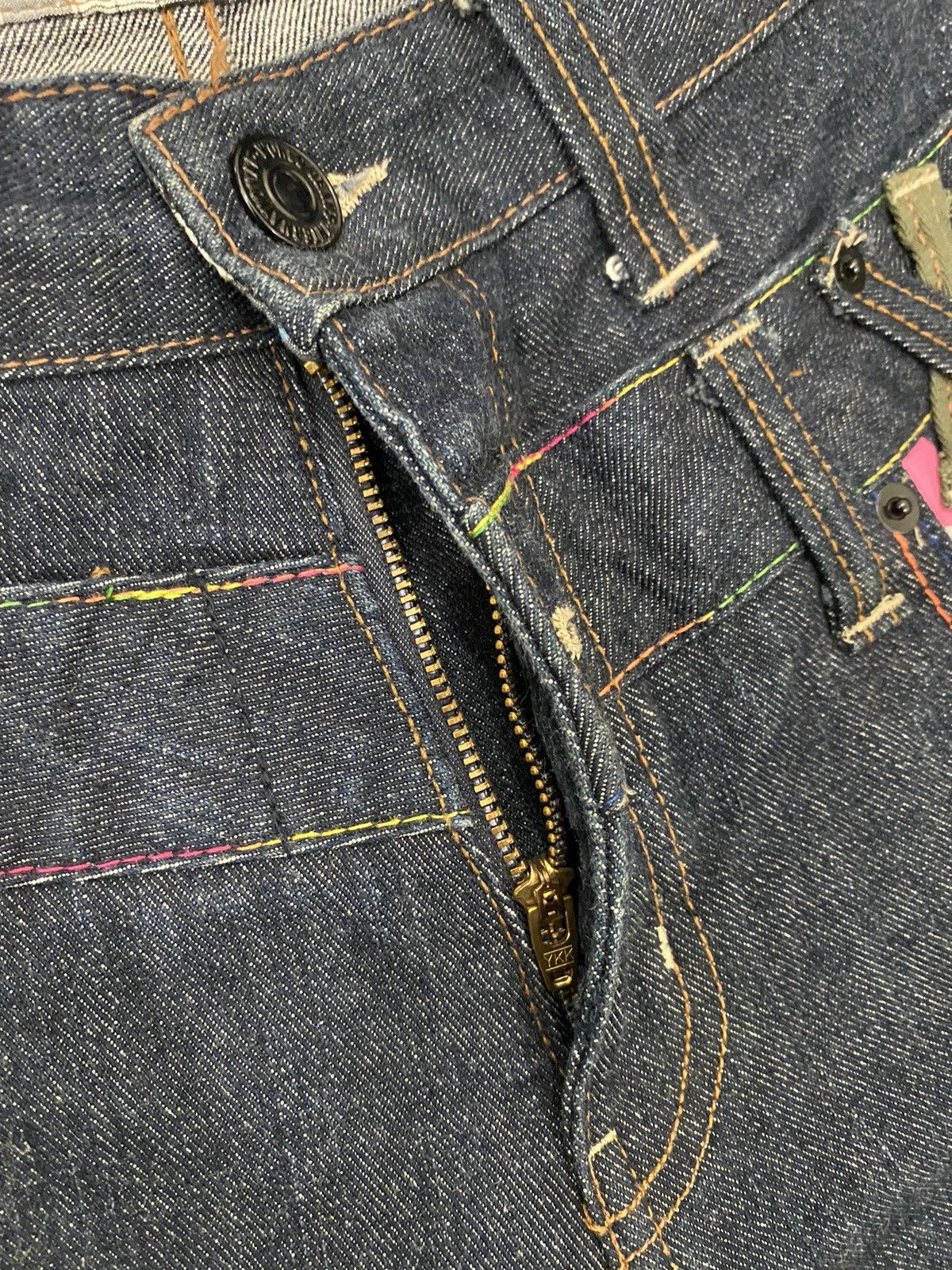 Japanese Brand Japanese Brand Memory Special Double Waist Denim Pants Size US 31 - 9 Thumbnail