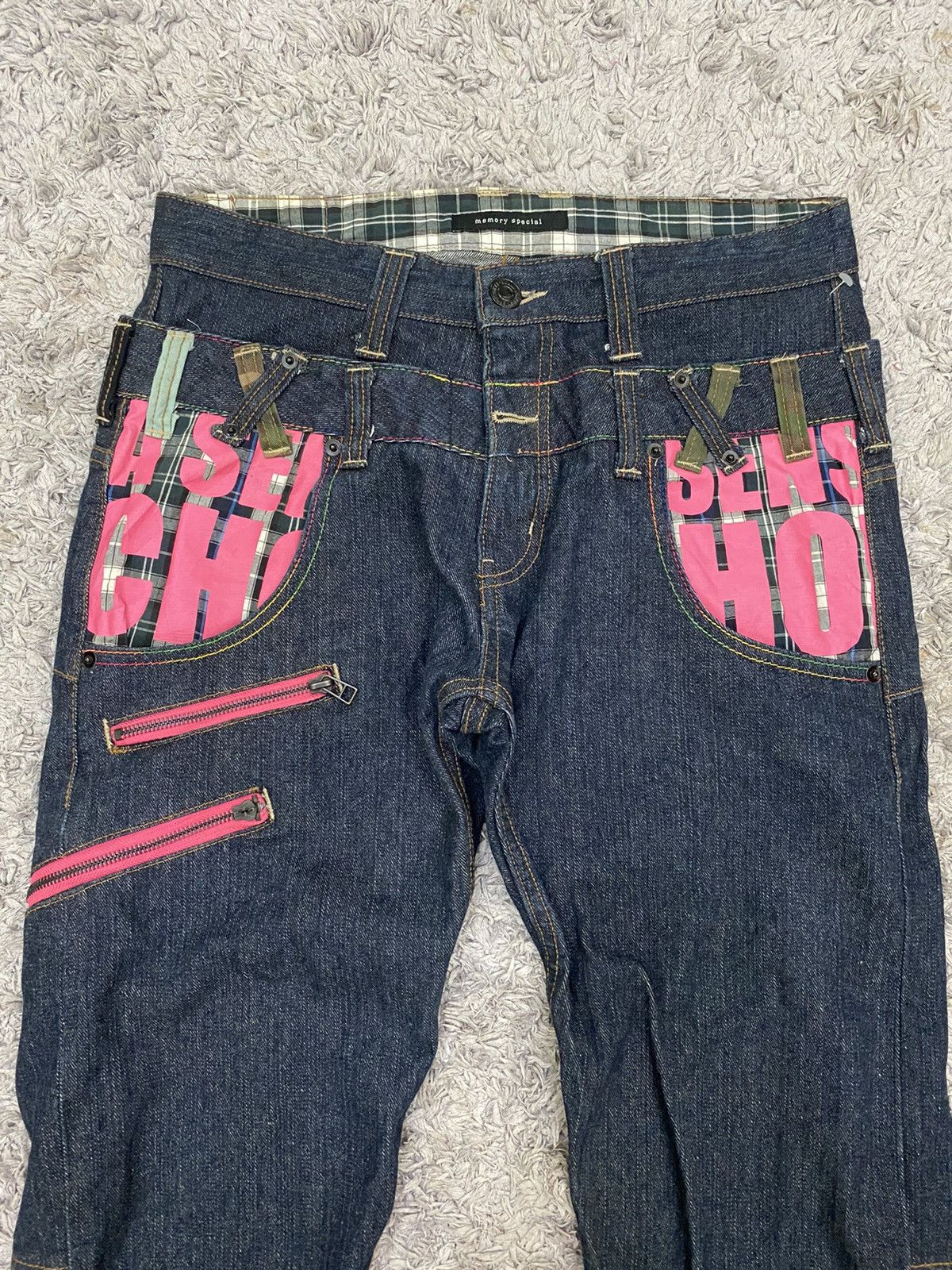 Japanese Brand Japanese Brand Memory Special Double Waist Denim Pants Size US 31 - 3 Thumbnail