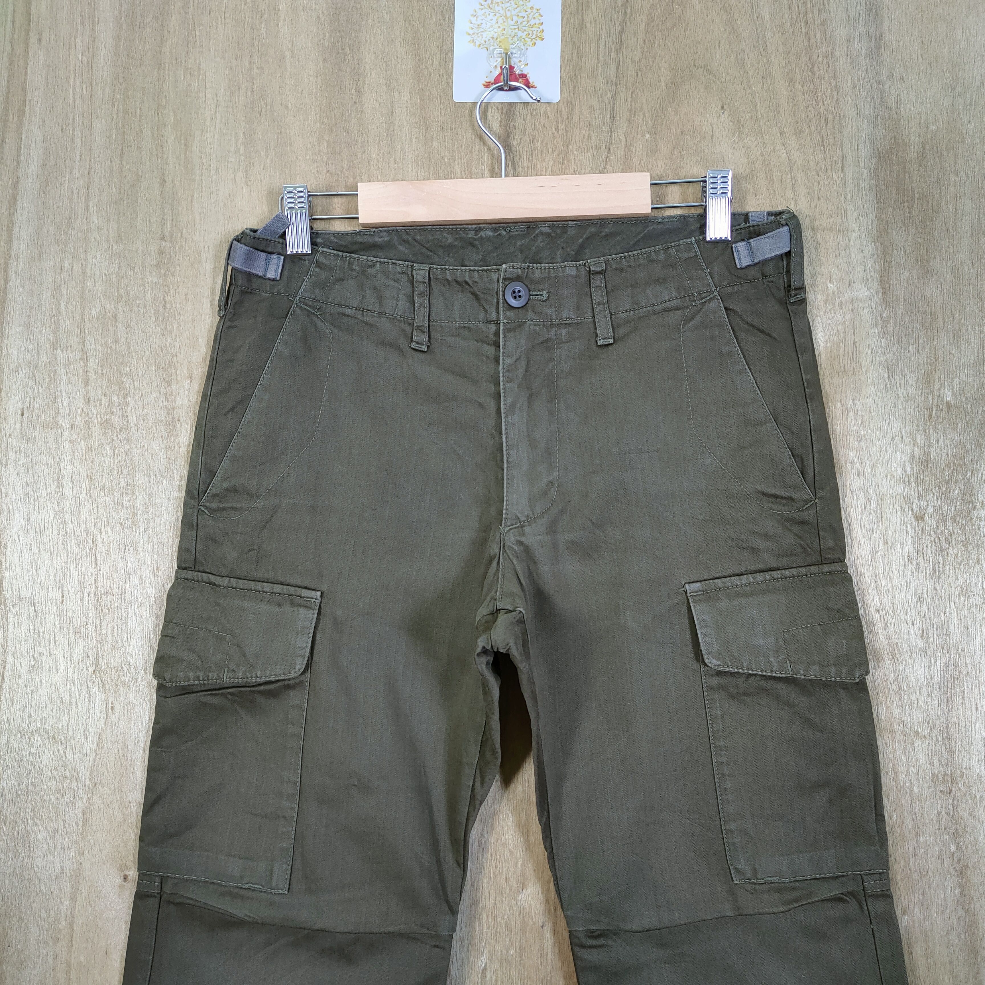 Japanese Brand JAPANESE BRAND DARK BROWN CARGO PANTS Size US 29 - 2 Thumbnail