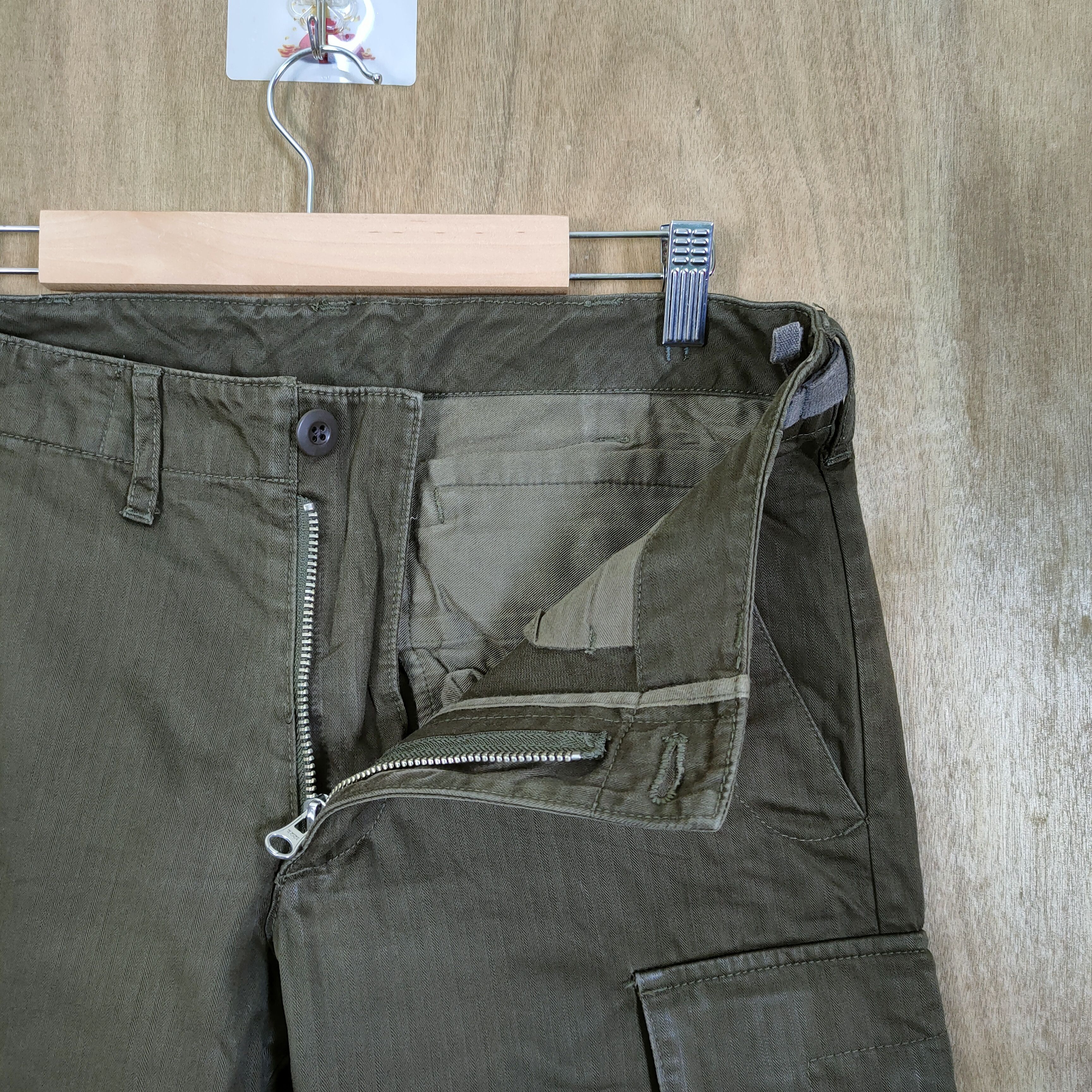 Japanese Brand JAPANESE BRAND DARK BROWN CARGO PANTS Size US 29 - 4 Thumbnail