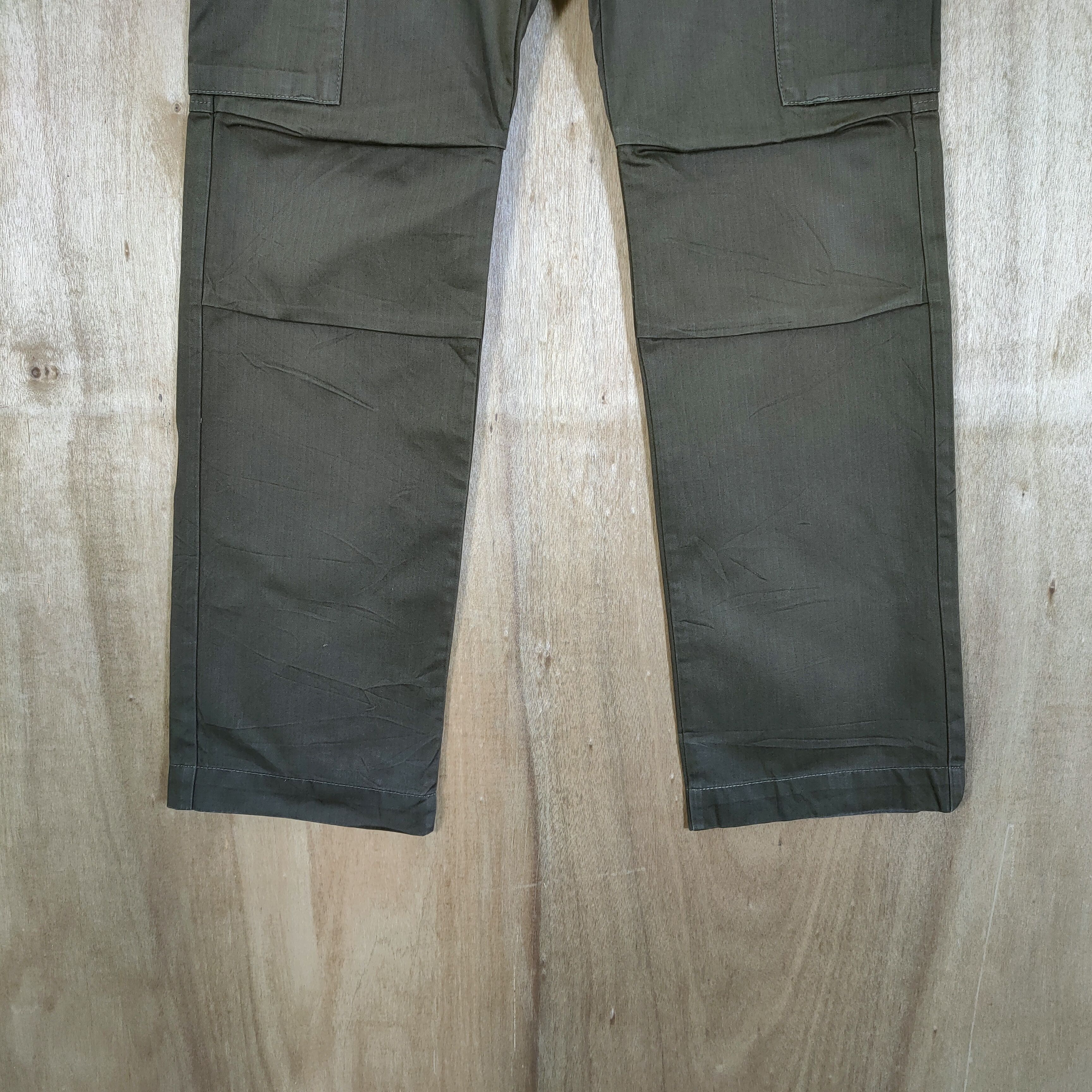 Japanese Brand JAPANESE BRAND DARK BROWN CARGO PANTS Size US 29 - 3 Thumbnail