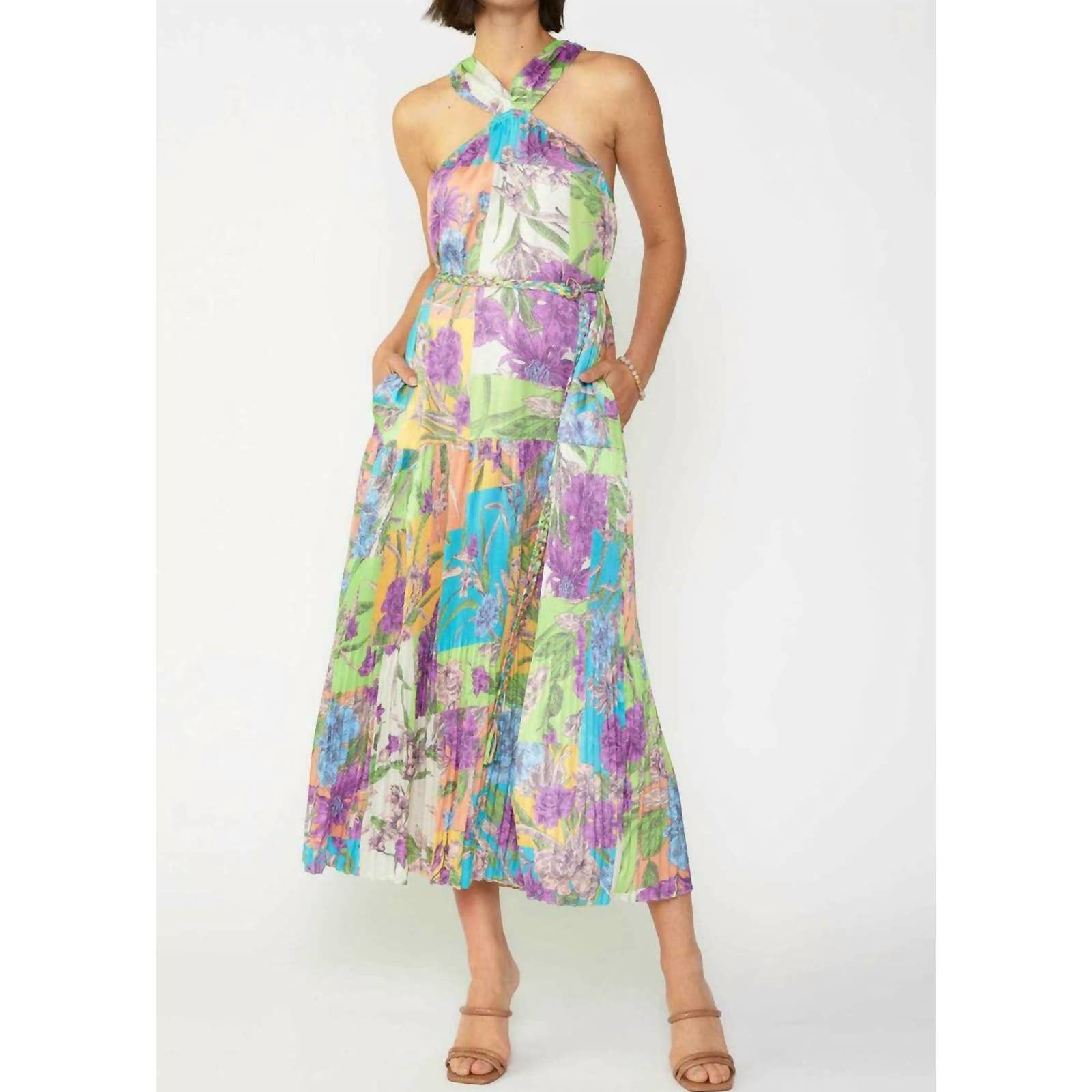 Alyssa Floral Midi Dress