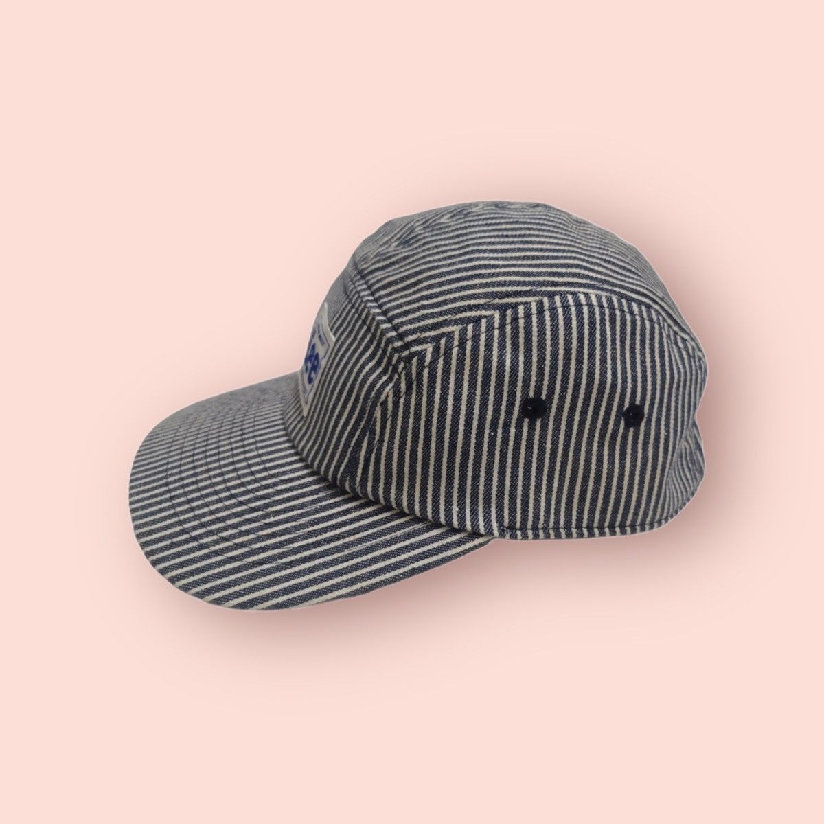 Lee LEE HICKORY STRIPES 5 PANELS JET/CAMP CAP STRAPBACK Size ONE SIZE - 4 Thumbnail