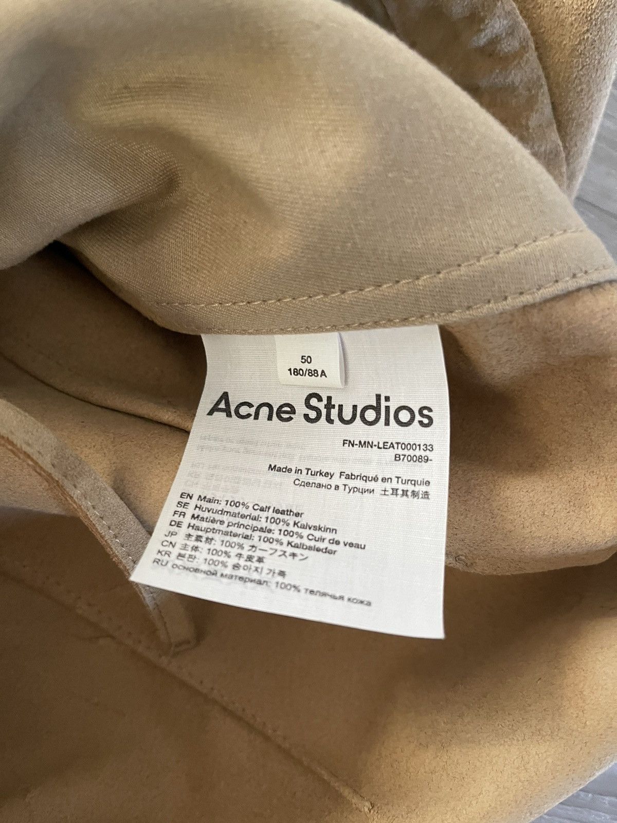 Acne Studios Acne Studios suede hoodie Size US M / EU 48-50 / 2 - 3 Thumbnail