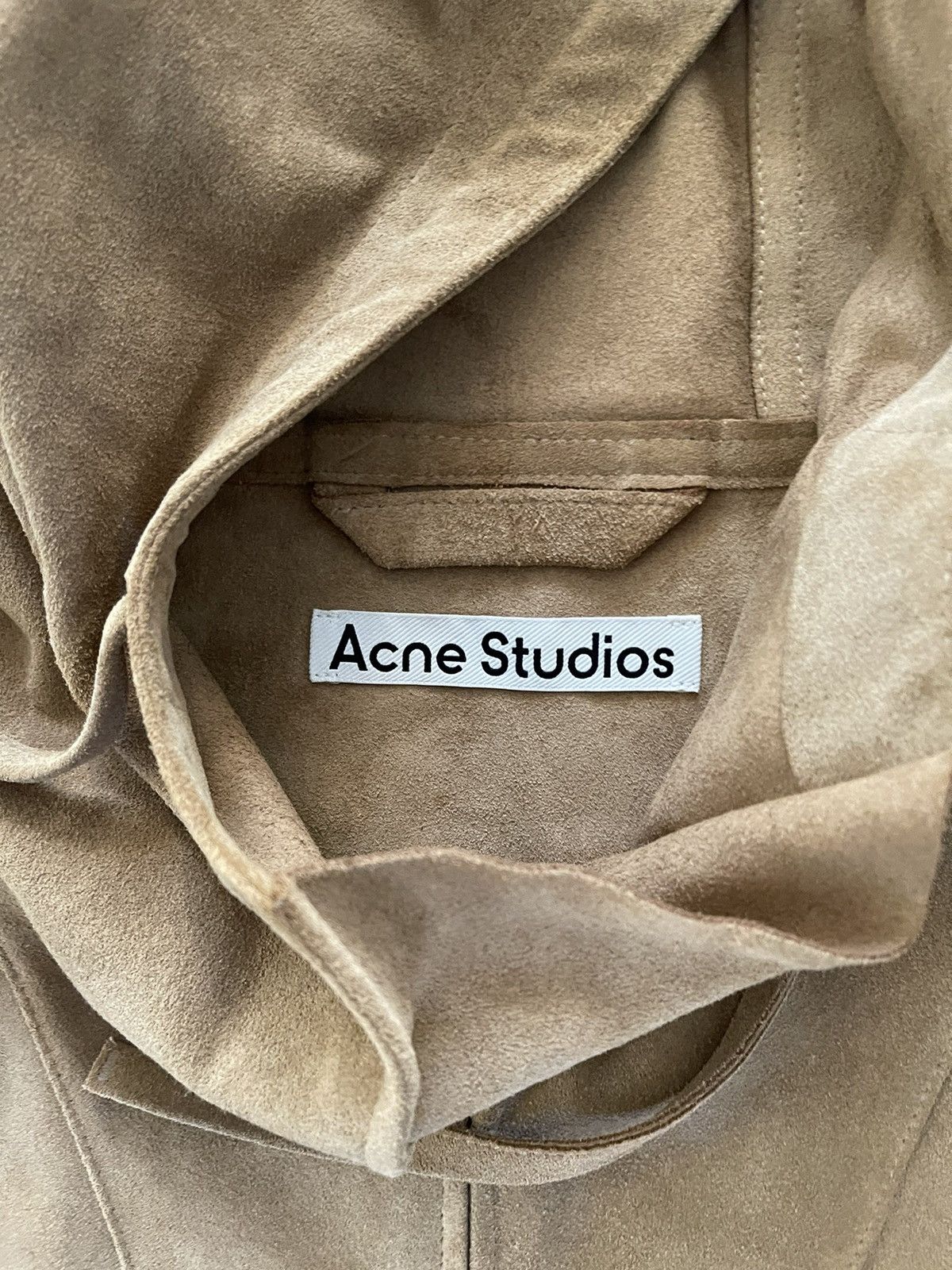 Acne Studios Acne Studios suede hoodie Size US M / EU 48-50 / 2 - 2 Thumbnail