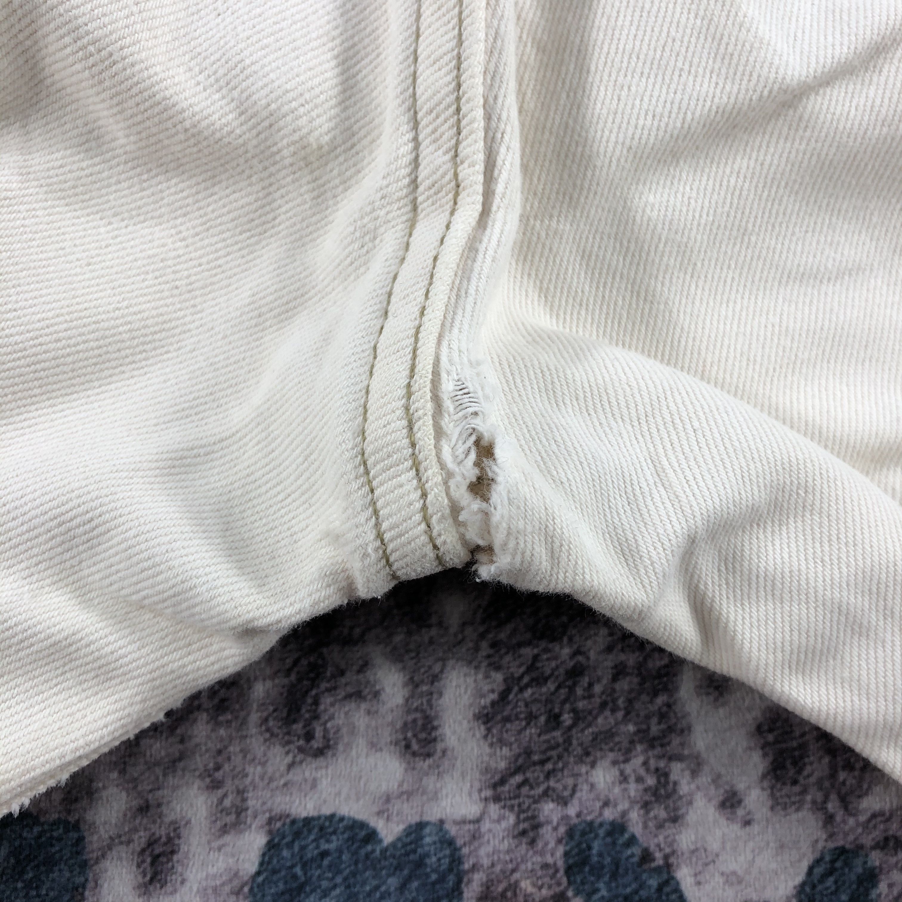 Levi's × Vintage Vintage 90s Cream Levis 501 Jeans-JM2404 Size US 34 / EU 50 - 6 Thumbnail