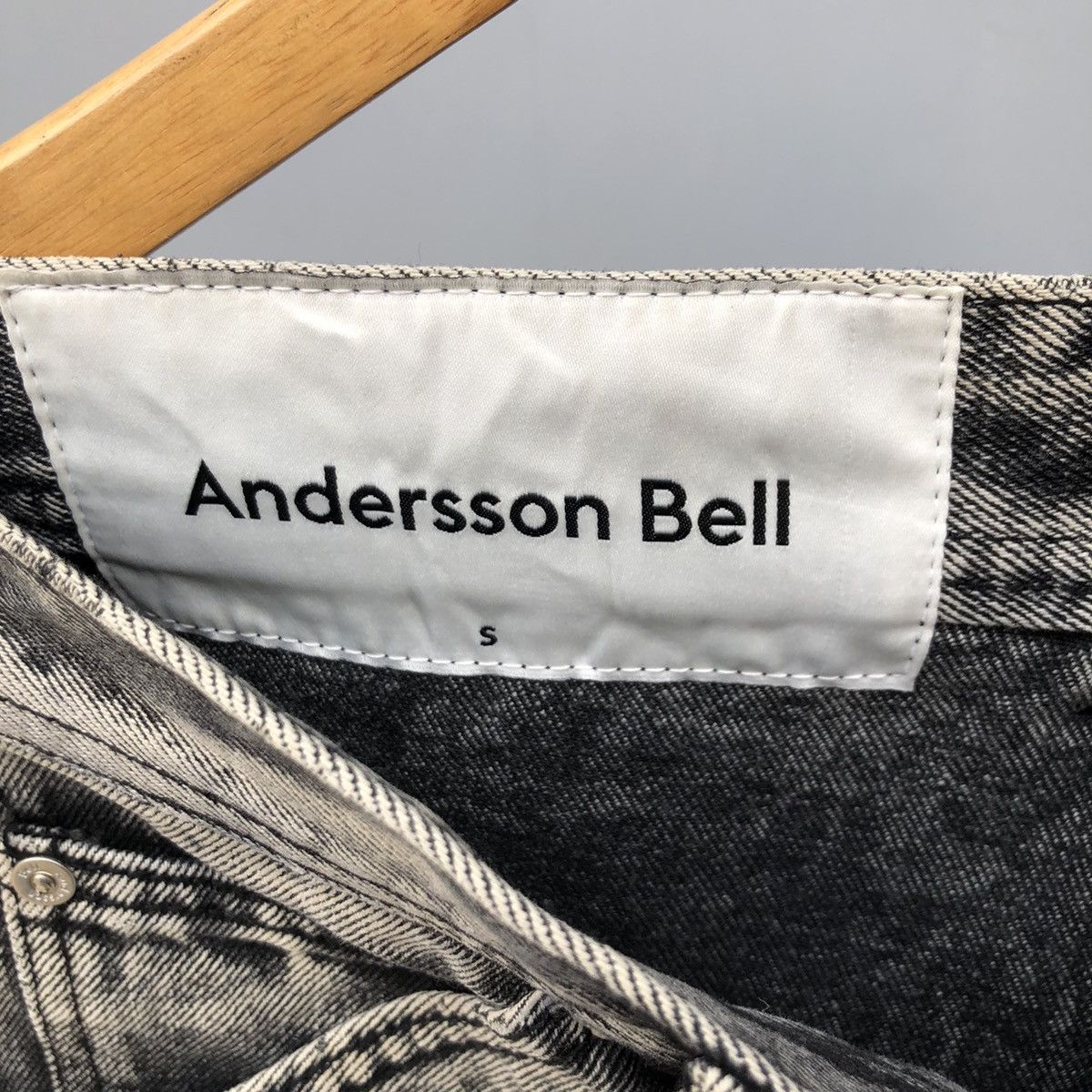 Andersson Bell Andersson bell bleach washed white denim pants Size US 30 / EU 46 - 2 Thumbnail