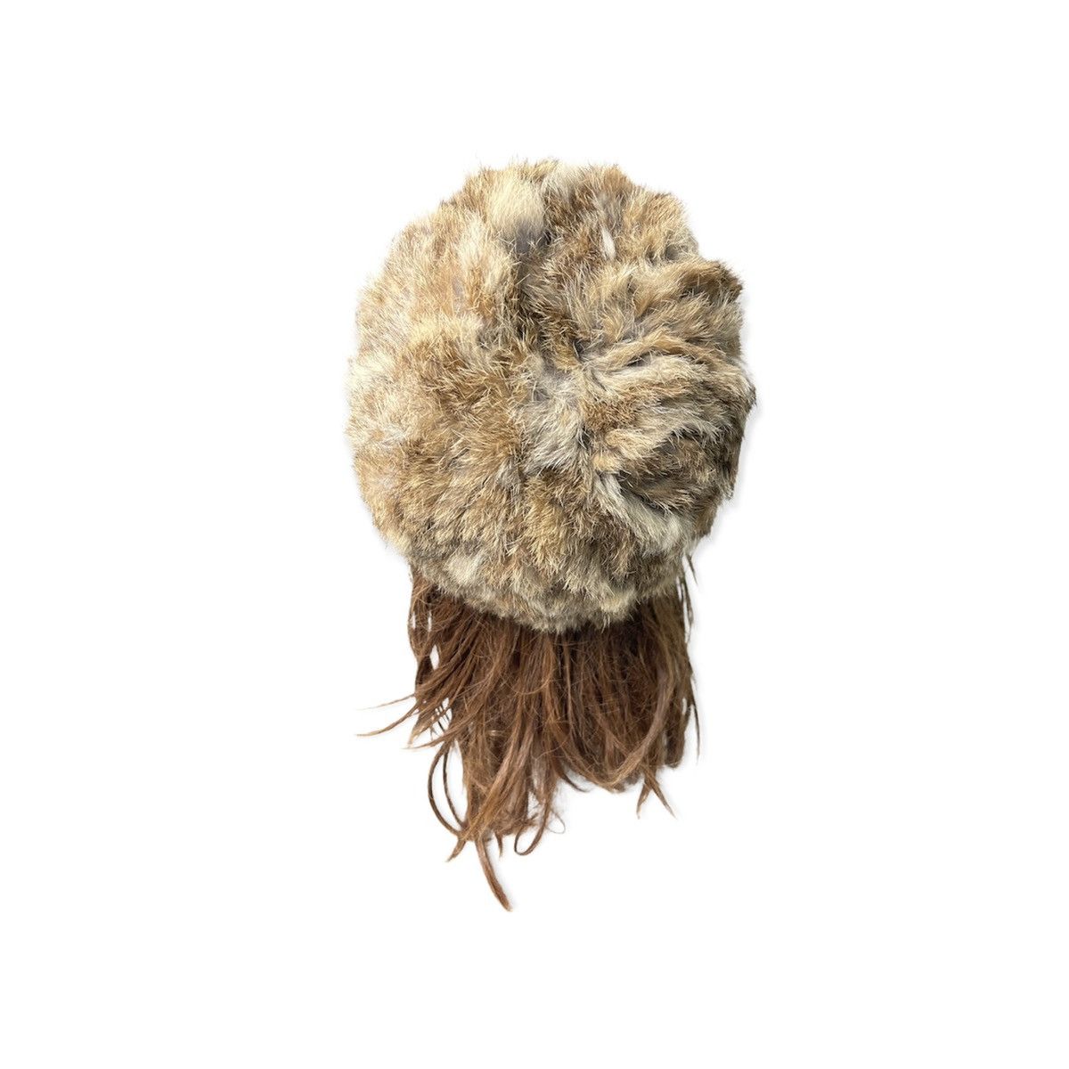 Designer × Vintage Pozzy Rap Fur Winter Beanie Hat Size ONE SIZE - 3 Thumbnail