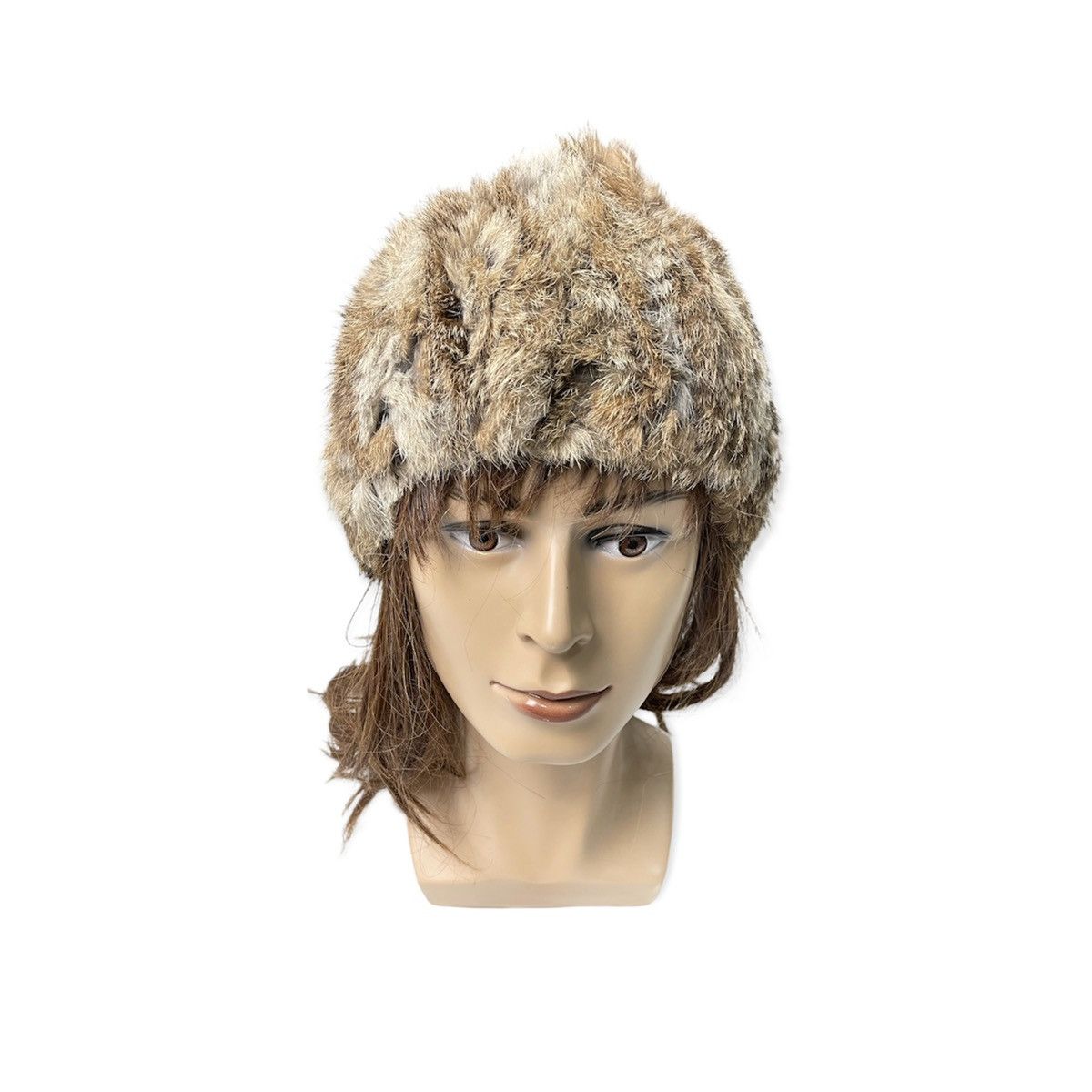 Designer × Vintage Pozzy Rap Fur Winter Beanie Hat Size ONE SIZE - 2 Thumbnail