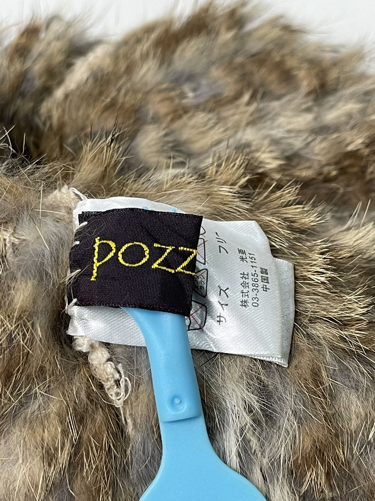Designer × Vintage Pozzy Rap Fur Winter Beanie Hat Size ONE SIZE - 5 Thumbnail