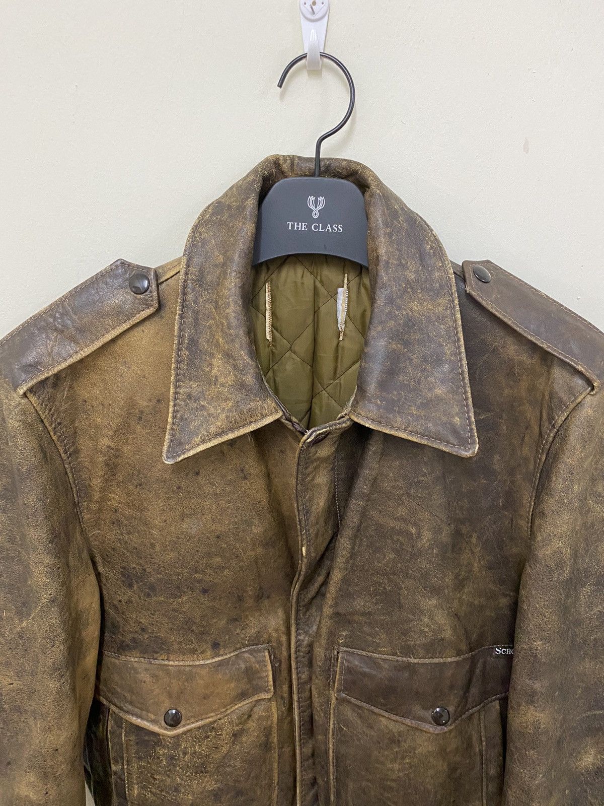 Schott Vintage Schott A-2 Leather Flight Jacket Size US M / EU 48-50 / 2 - 10 Thumbnail