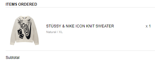 Nike STÜSSY & NIKE ICON KNIT SWEATER | Grailed