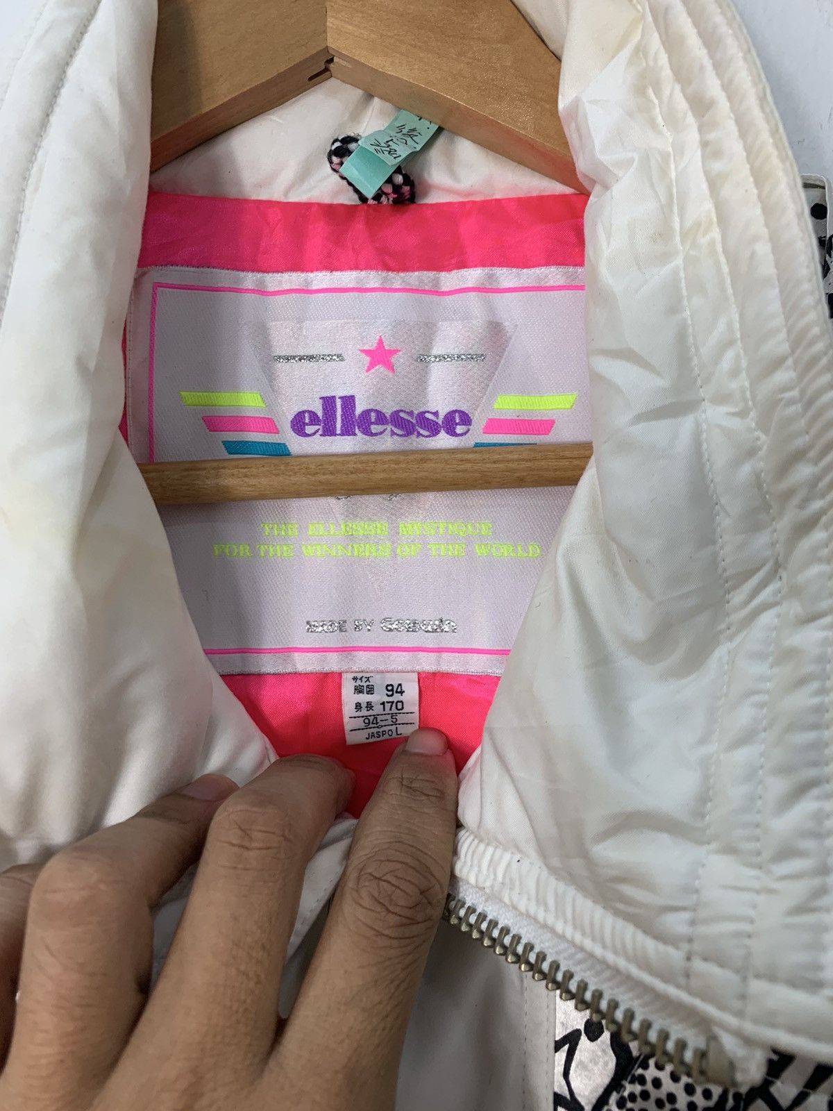 Ellesse Vintage Ellese Puffer Bomber Ski Wear Jacket Art Size US L / EU 52-54 / 3 - 6 Thumbnail