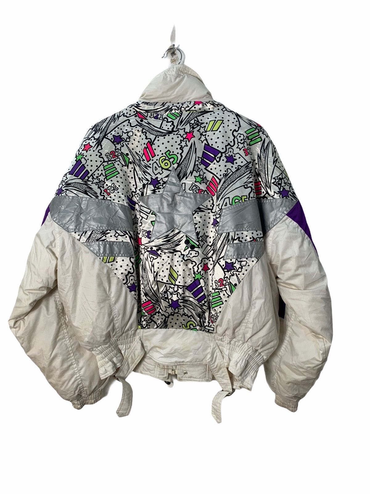 Ellesse Vintage Ellese Puffer Bomber Ski Wear Jacket Art Size US L / EU 52-54 / 3 - 2 Thumbnail