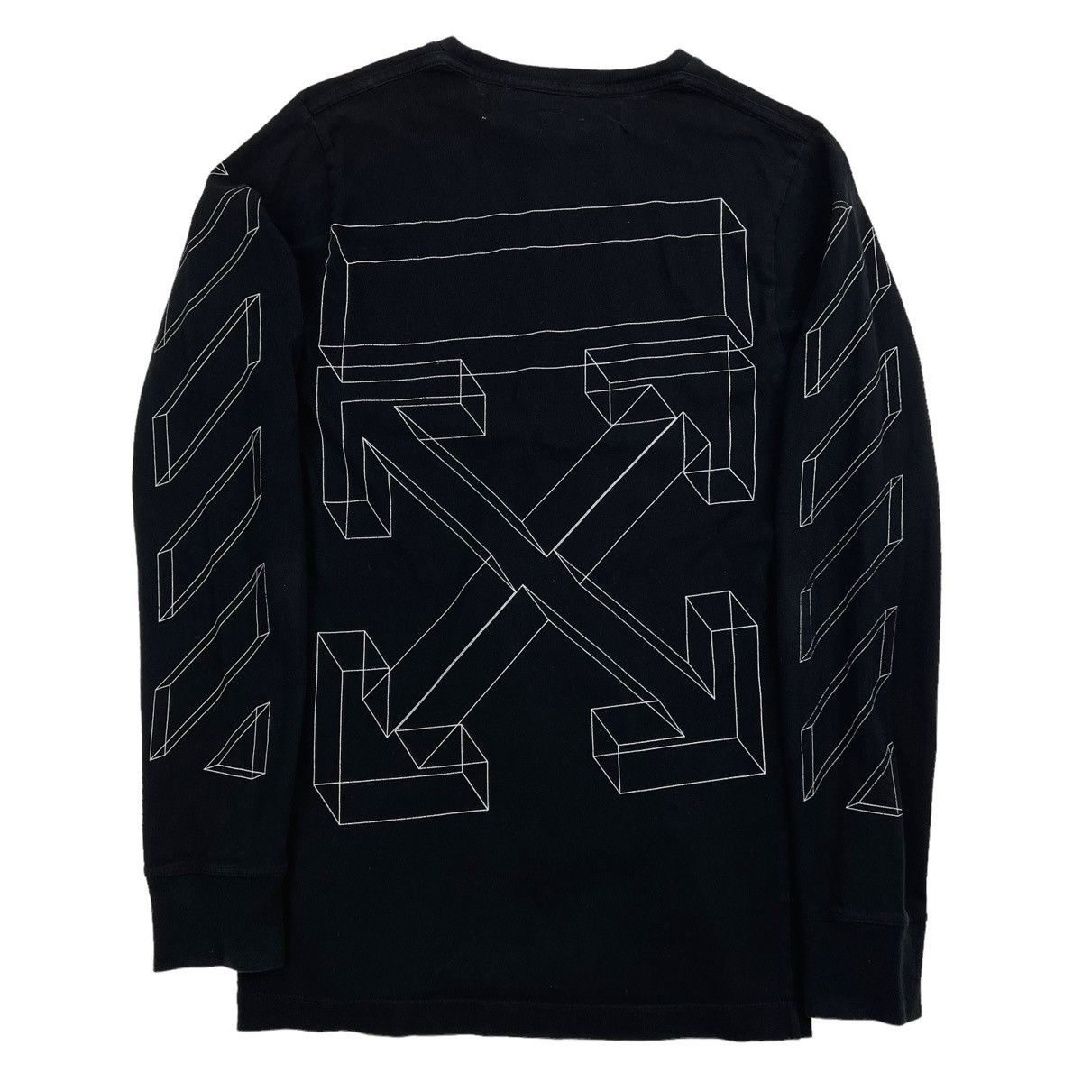 Off-White Off-White 3D Arrows Long Sleeve T Shirt Size US XS / EU 42 / 0 - 3 Thumbnail