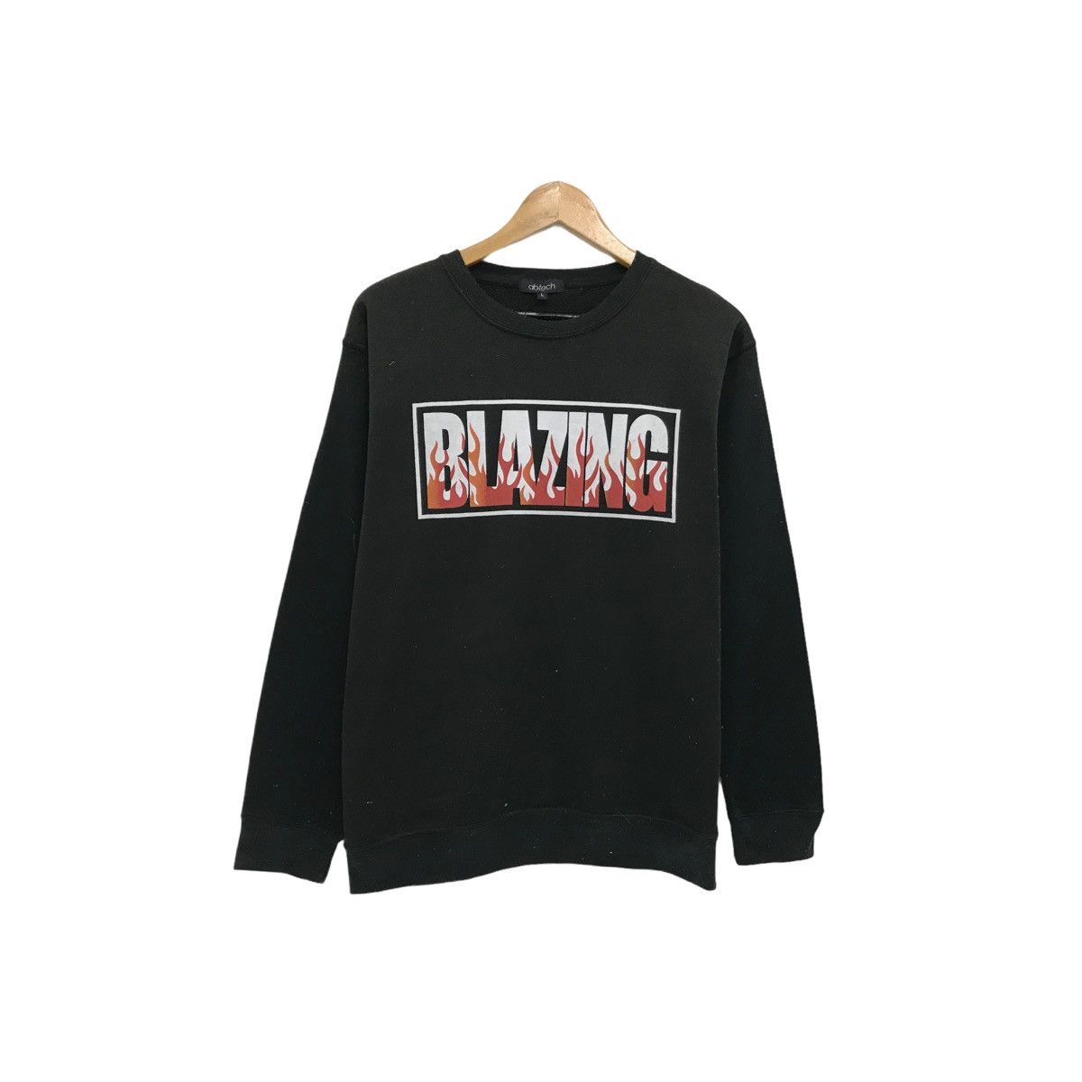 Japanese Brand × Vintage Vintage Abtech Sweatshirt CrewNeck Blazing Jumper Pullover Size US M / EU 48-50 / 2 - 1 Thumbnail