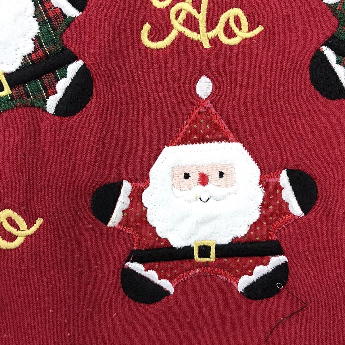 Other × Vintage Vintage Christmas Sweatshirt Big Logo Ho Ho Ho Santa Size US XL / EU 56 / 4 - 6 Thumbnail