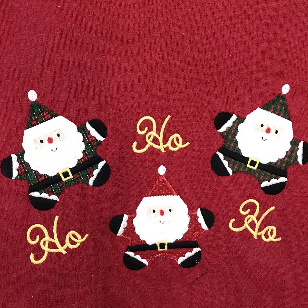 Other × Vintage Vintage Christmas Sweatshirt Big Logo Ho Ho Ho Santa Size US XL / EU 56 / 4 - 5 Thumbnail