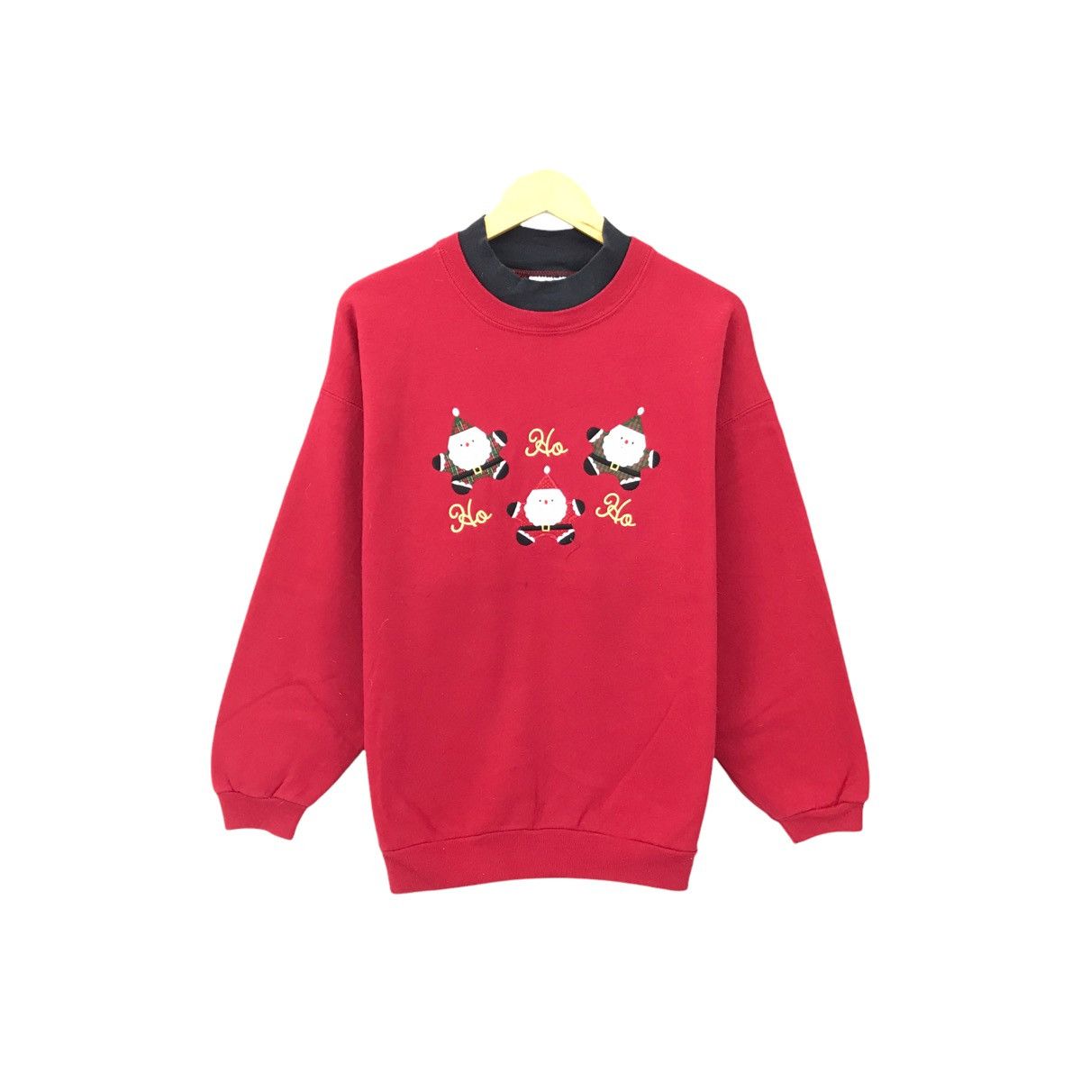 Other × Vintage Vintage Christmas Sweatshirt Big Logo Ho Ho Ho Santa Size US XL / EU 56 / 4 - 1 Thumbnail