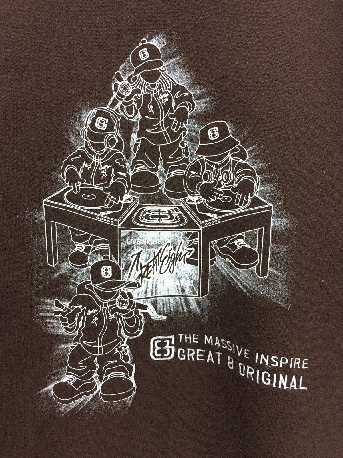 Japanese Brand × Rap Tees Vintage Great 8 Original HipHop Rapper Sweatshirt Size US L / EU 52-54 / 3 - 5 Thumbnail