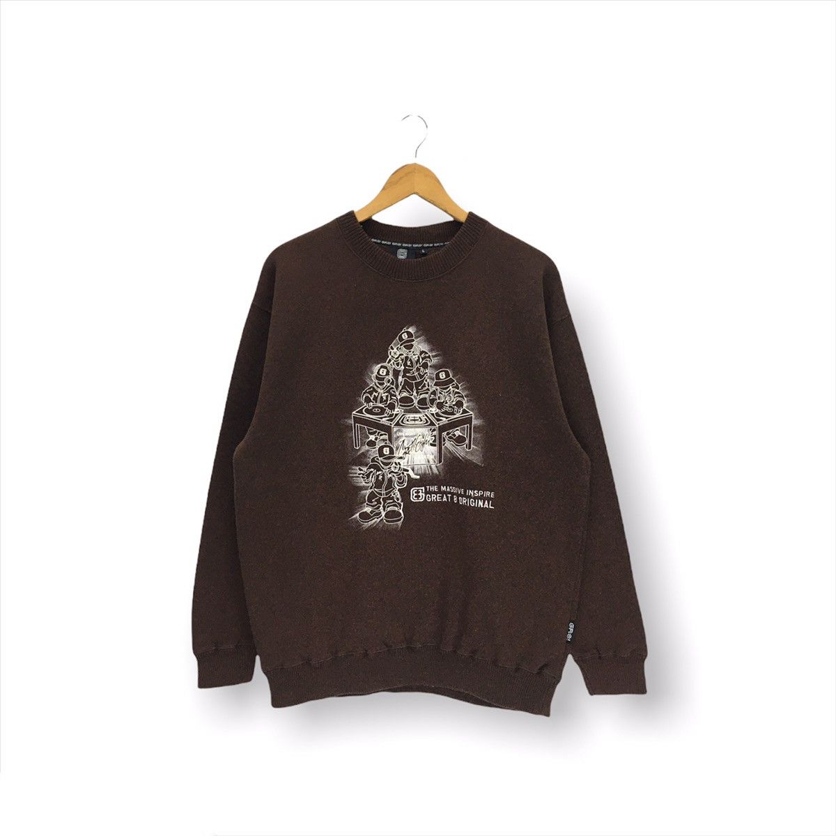 Japanese Brand × Rap Tees Vintage Great 8 Original HipHop Rapper Sweatshirt Size US L / EU 52-54 / 3 - 1 Thumbnail