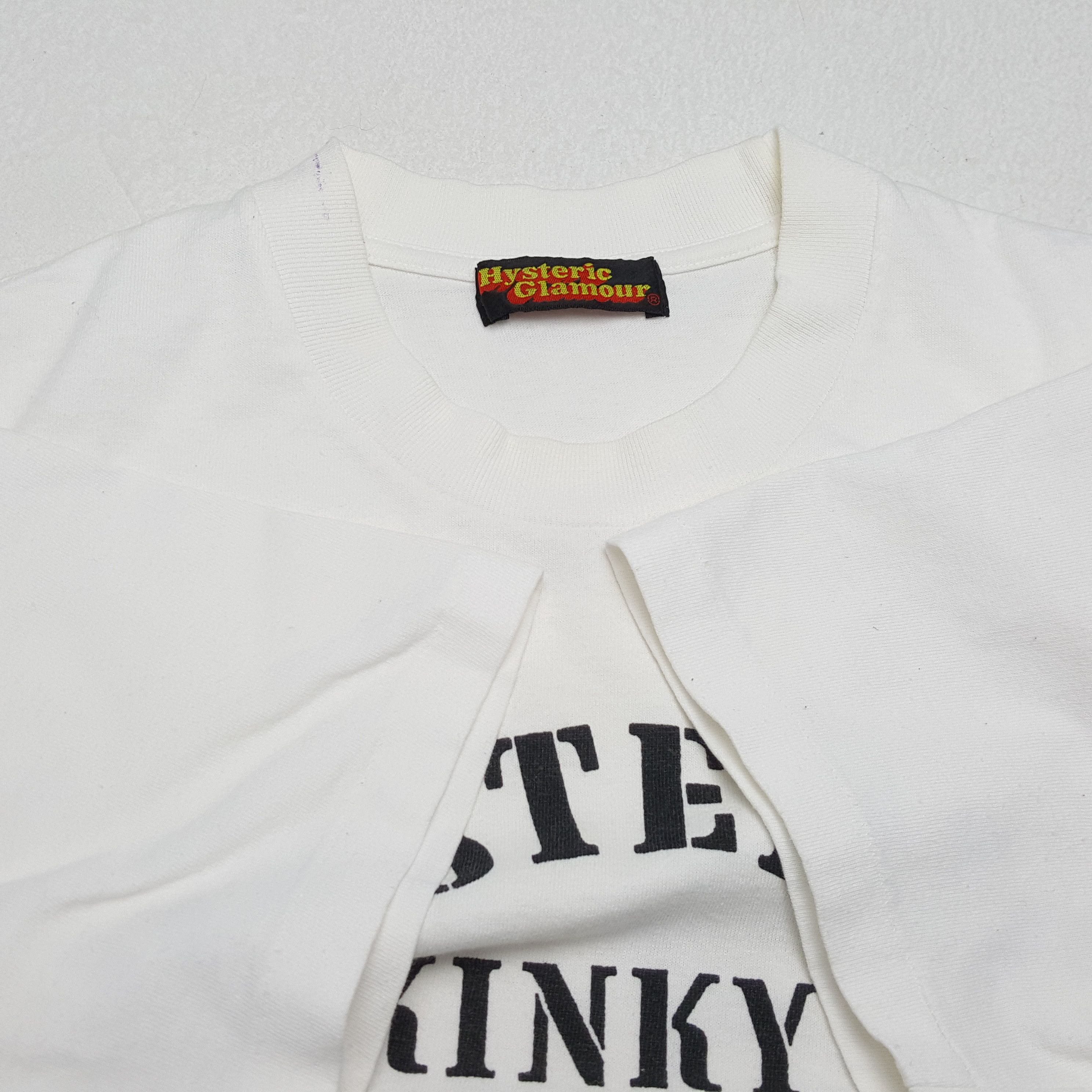 Hysteric Glamour × Japanese Brand × Vintage HYSTERIC GLAMOUR Japanese Brand Streetwear Custom Tshirt Size US S / EU 44-46 / 1 - 6 Thumbnail