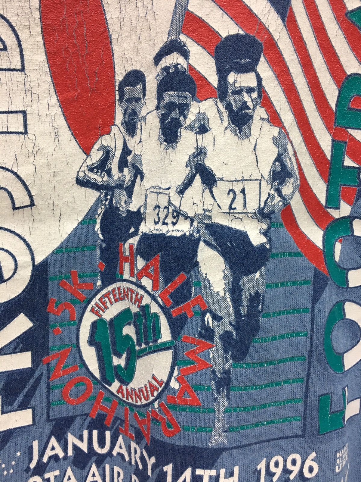 Japanese Brand × USA Olympics × Vintage Vintage 1996 Yokota Striders Running Club Sweatshirt Size US S / EU 44-46 / 1 - 7 Thumbnail