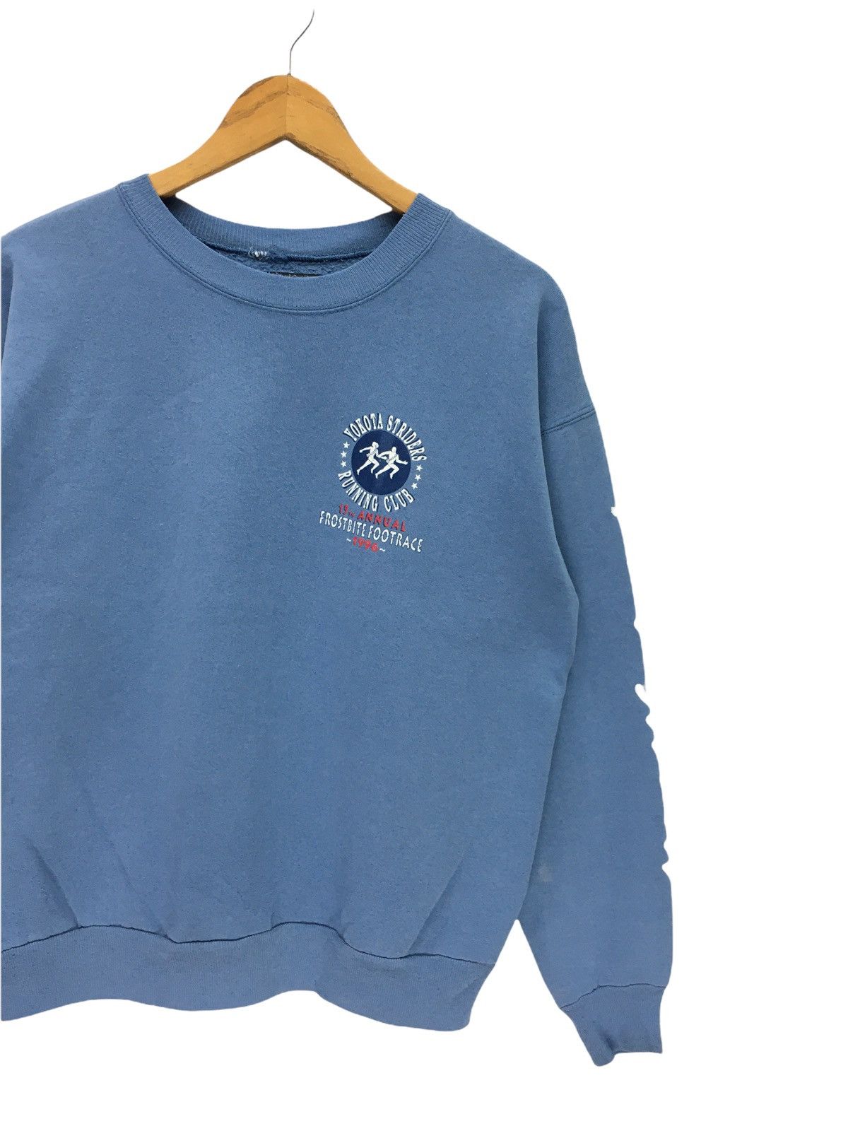 Japanese Brand × USA Olympics × Vintage Vintage 1996 Yokota Striders Running Club Sweatshirt Size US S / EU 44-46 / 1 - 9 Thumbnail