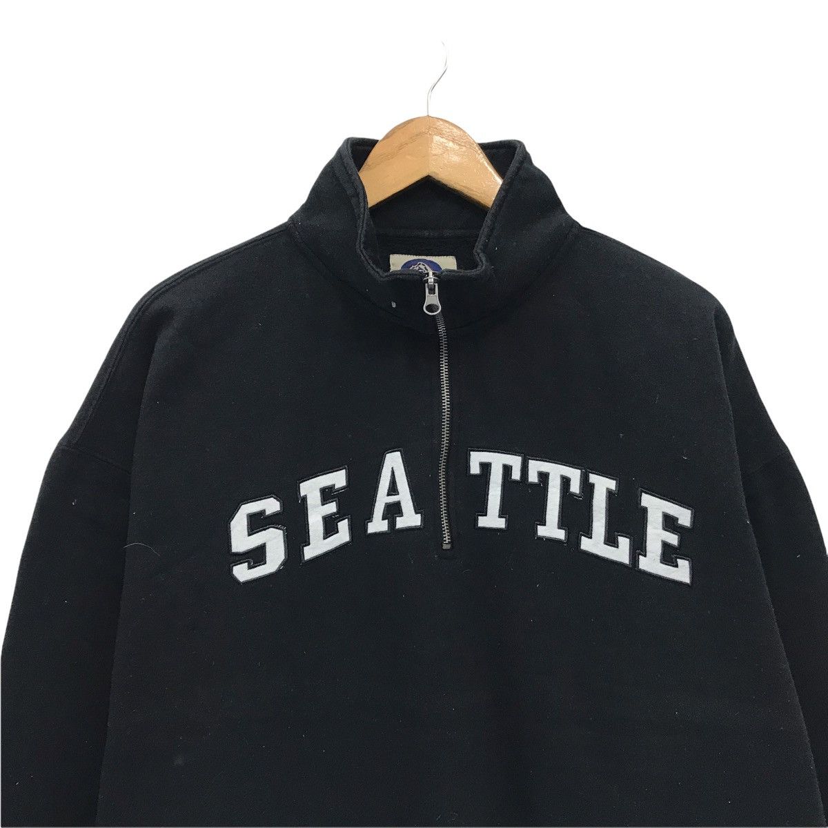 Japanese Brand × Vintage Vintage Seattle Big Logo Sweatshirt Size US XXL / EU 58 / 5 - 2 Thumbnail