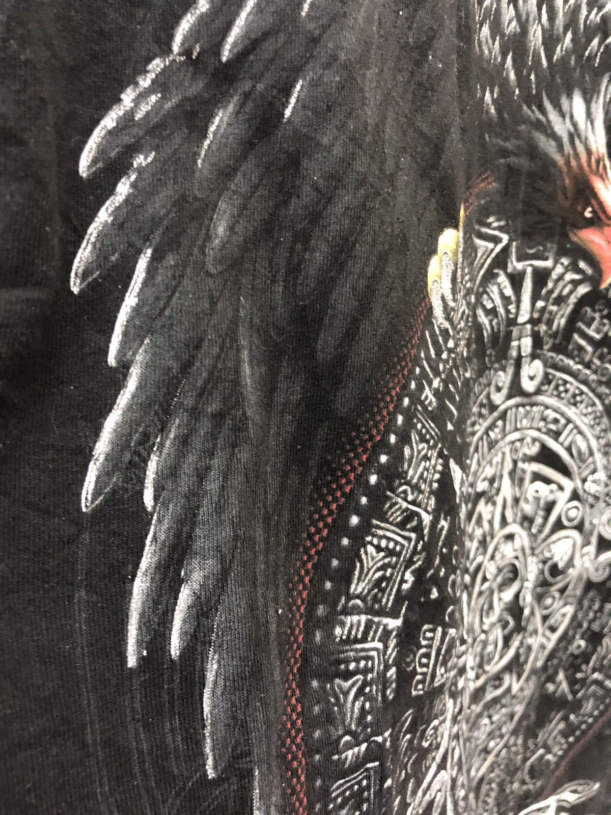 Culturata × Mexican Threads Aztec Calendar Sun Stone Eagle OUR CULTURE Tshirt Size US L / EU 52-54 / 3 - 6 Thumbnail
