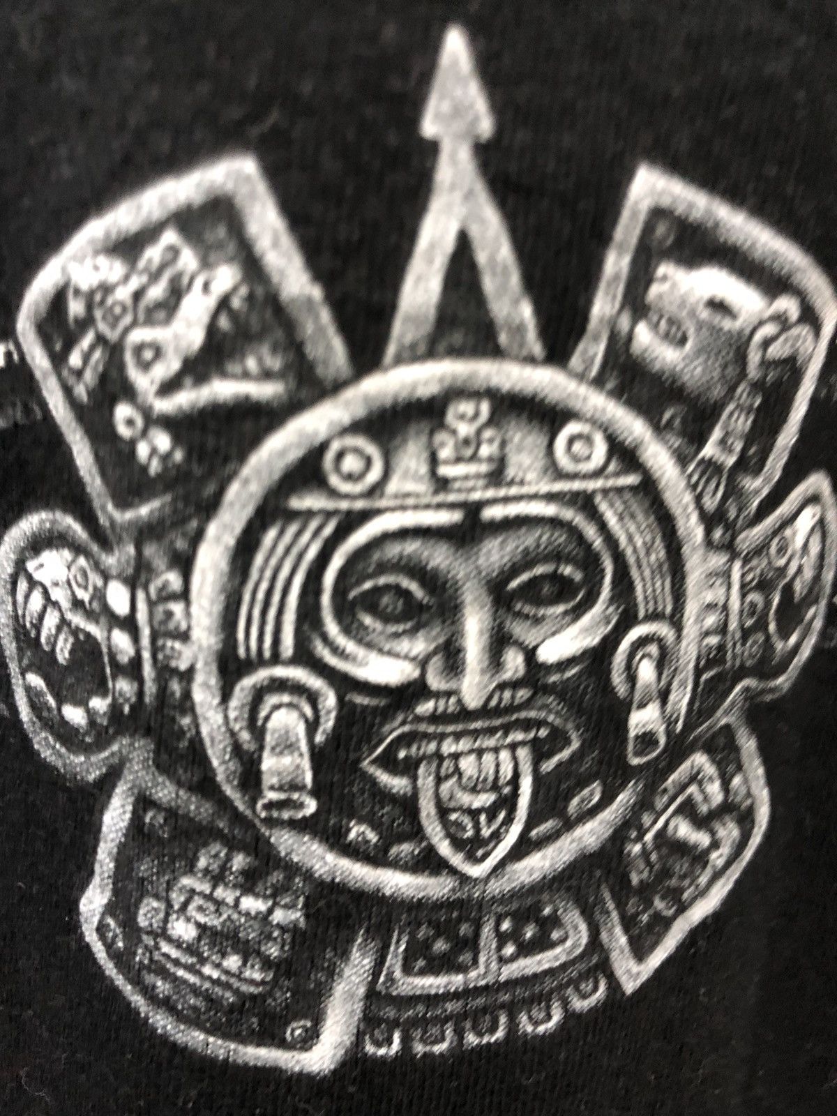 Culturata × Mexican Threads Aztec Calendar Sun Stone Eagle OUR CULTURE Tshirt Size US L / EU 52-54 / 3 - 7 Thumbnail