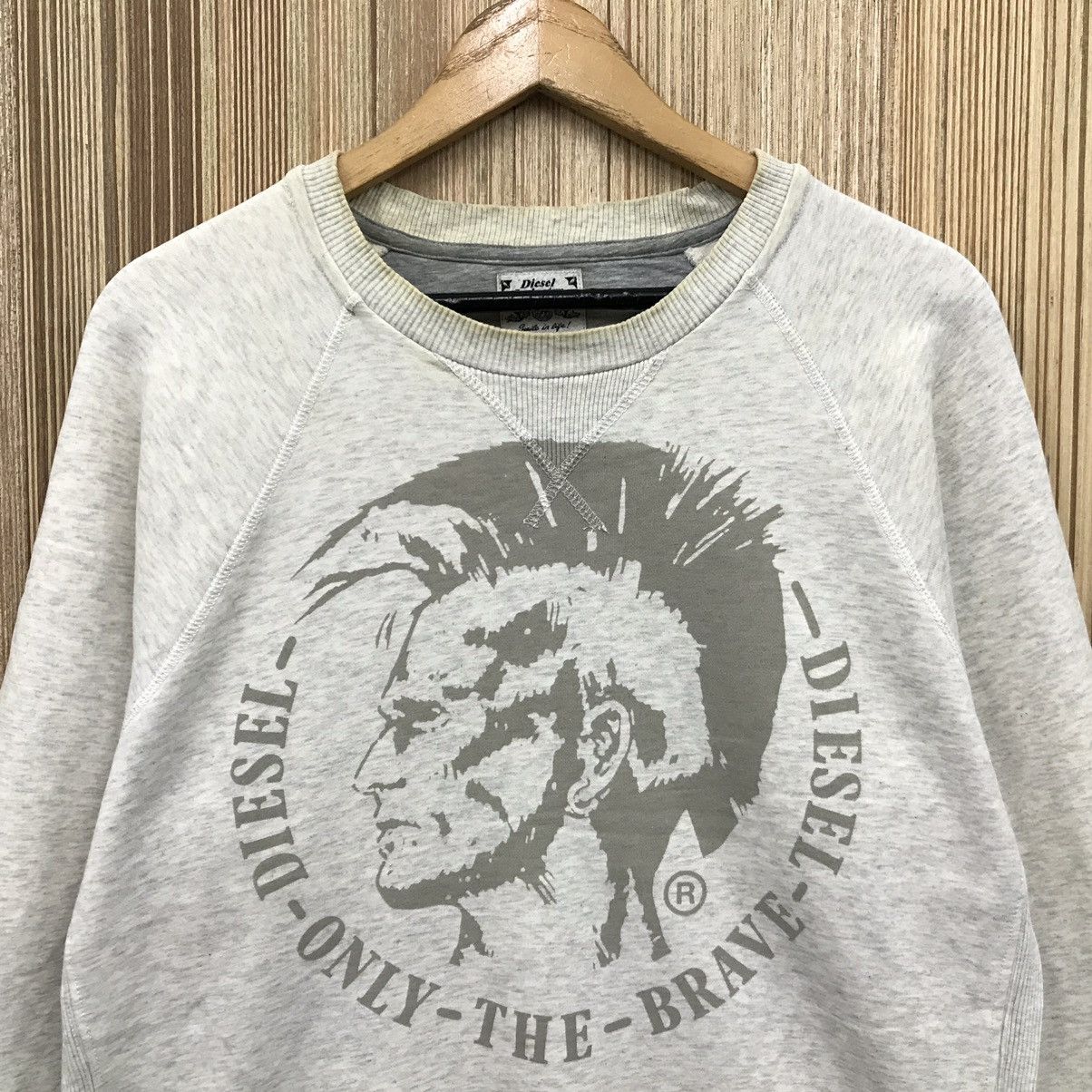 Diesel × Japanese Brand × Seditionaries Vintage Diesel industry Trojan Punk Logo Sweatshirt Size US M / EU 48-50 / 2 - 2 Thumbnail