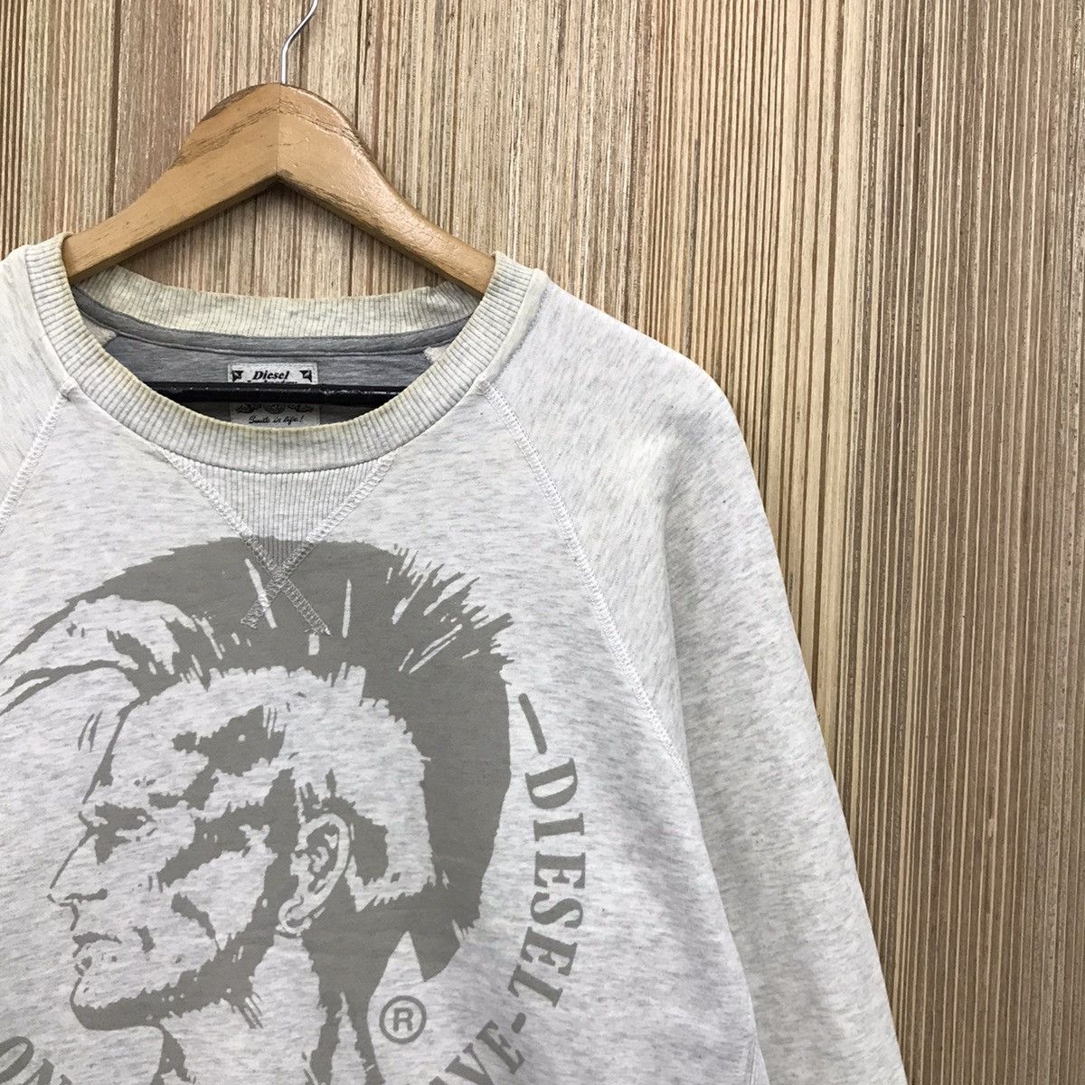 Diesel × Japanese Brand × Seditionaries Vintage Diesel industry Trojan Punk Logo Sweatshirt Size US M / EU 48-50 / 2 - 5 Thumbnail