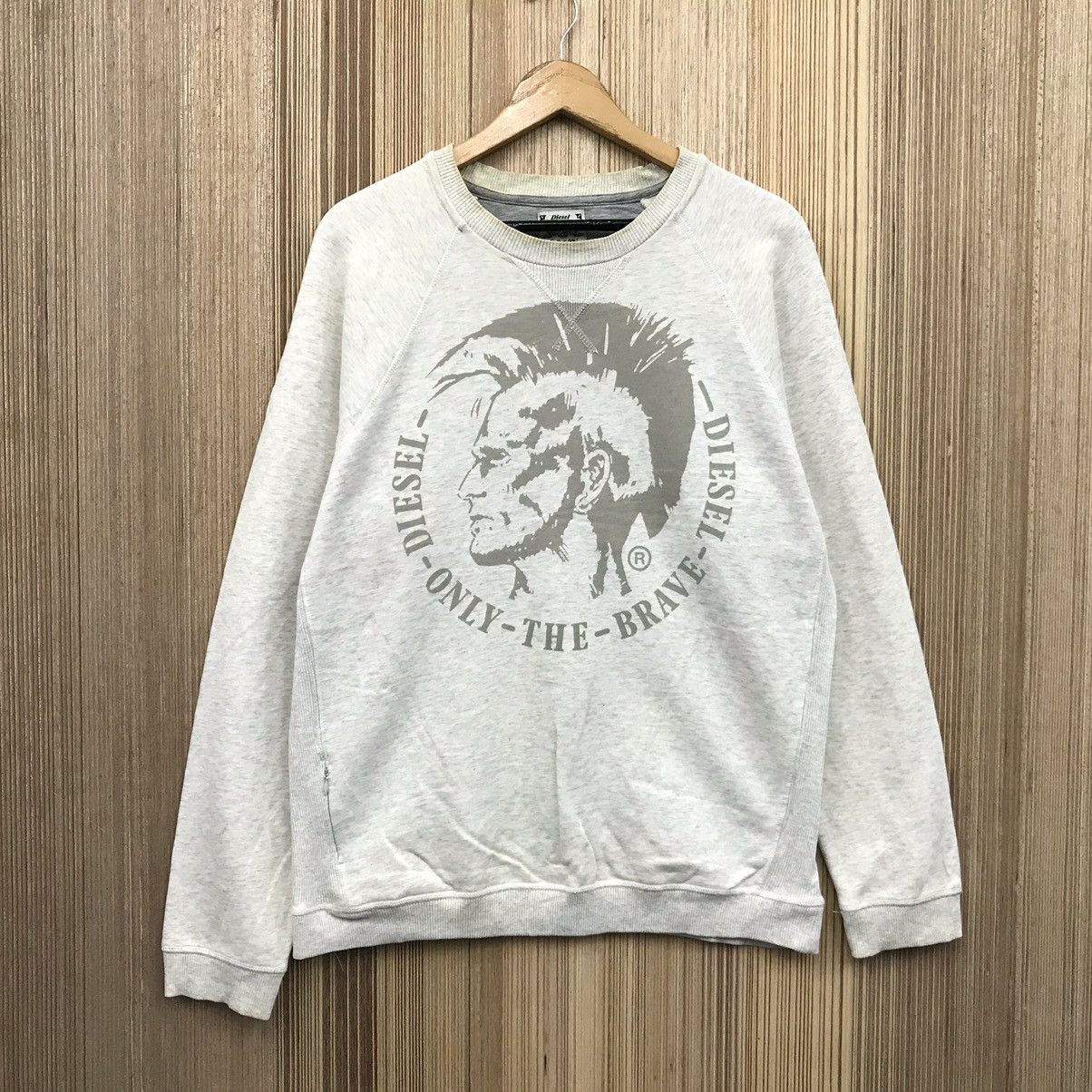 Diesel × Japanese Brand × Seditionaries Vintage Diesel industry Trojan Punk Logo Sweatshirt Size US M / EU 48-50 / 2 - 1 Thumbnail