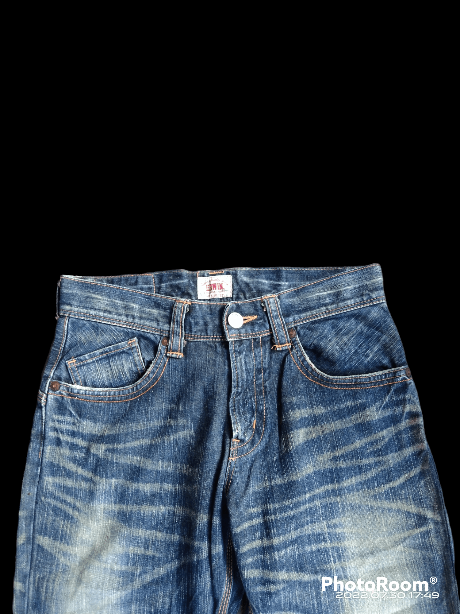 Edwin FLARED🔥DISTRESSED EDWIN EXCLUSIVE VINTAGE DENIM PANTS Size US 31 - 3 Thumbnail