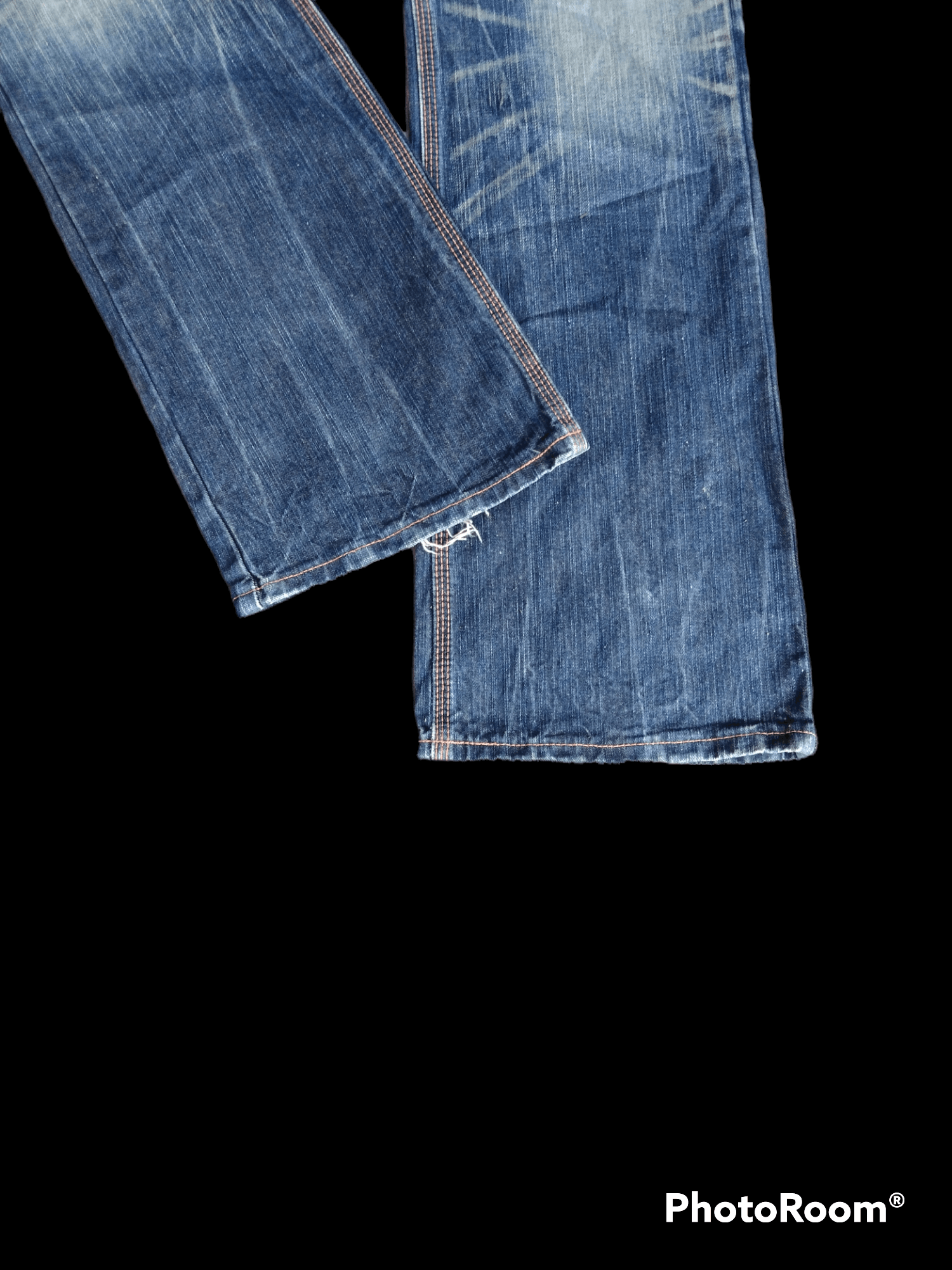 Edwin FLARED🔥DISTRESSED EDWIN EXCLUSIVE VINTAGE DENIM PANTS Size US 31 - 5 Thumbnail