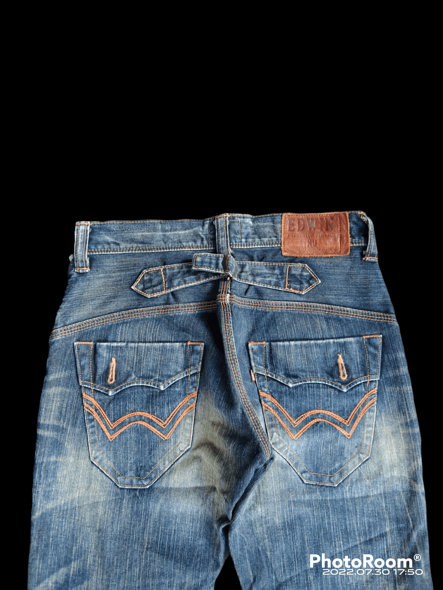 Edwin FLARED🔥DISTRESSED EDWIN EXCLUSIVE VINTAGE DENIM PANTS Size US 31 - 4 Thumbnail