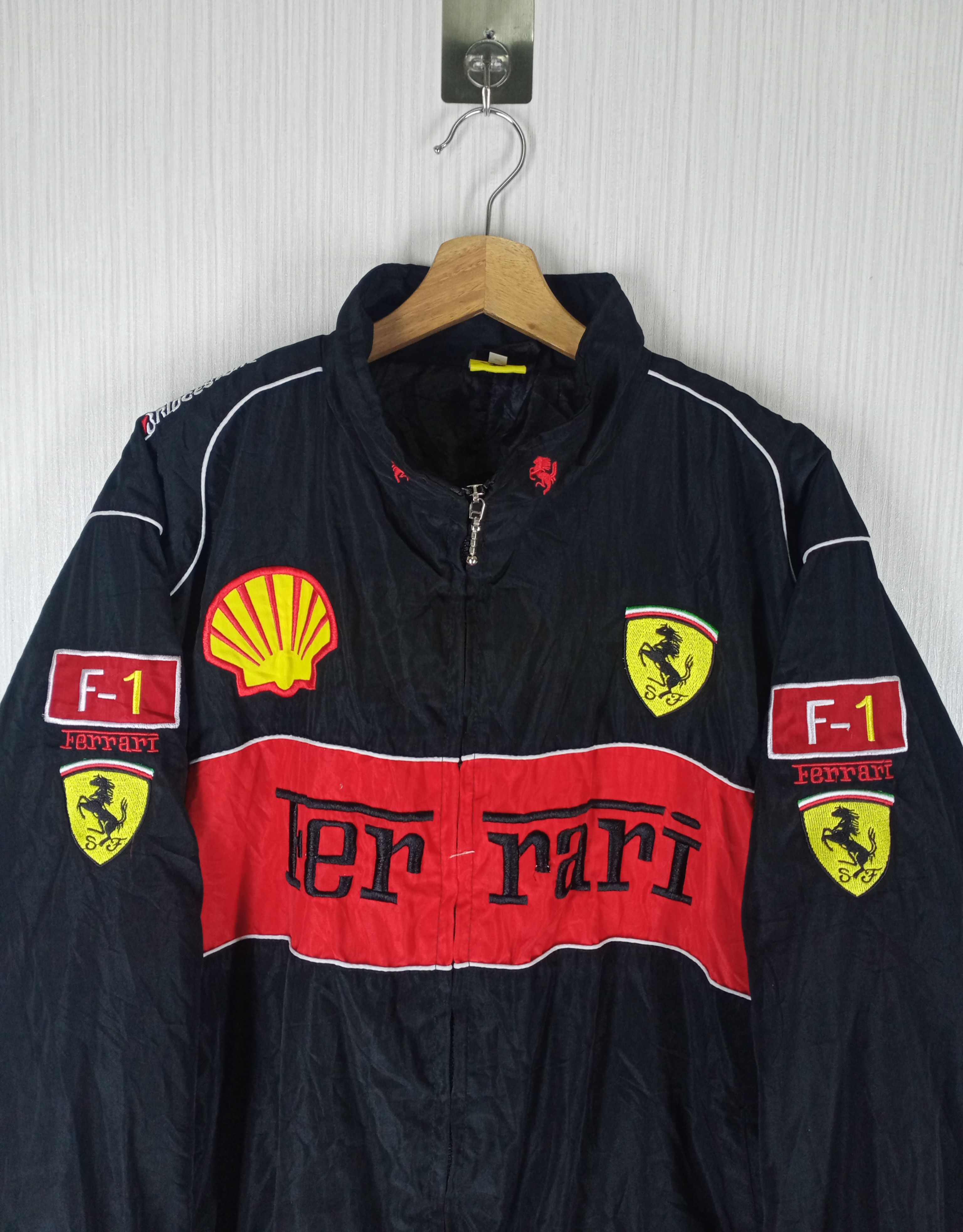 Ferrari Vintage Ferrari Racing Bomber Jacket Size US L / EU 52-54 / 3 - 2 Thumbnail