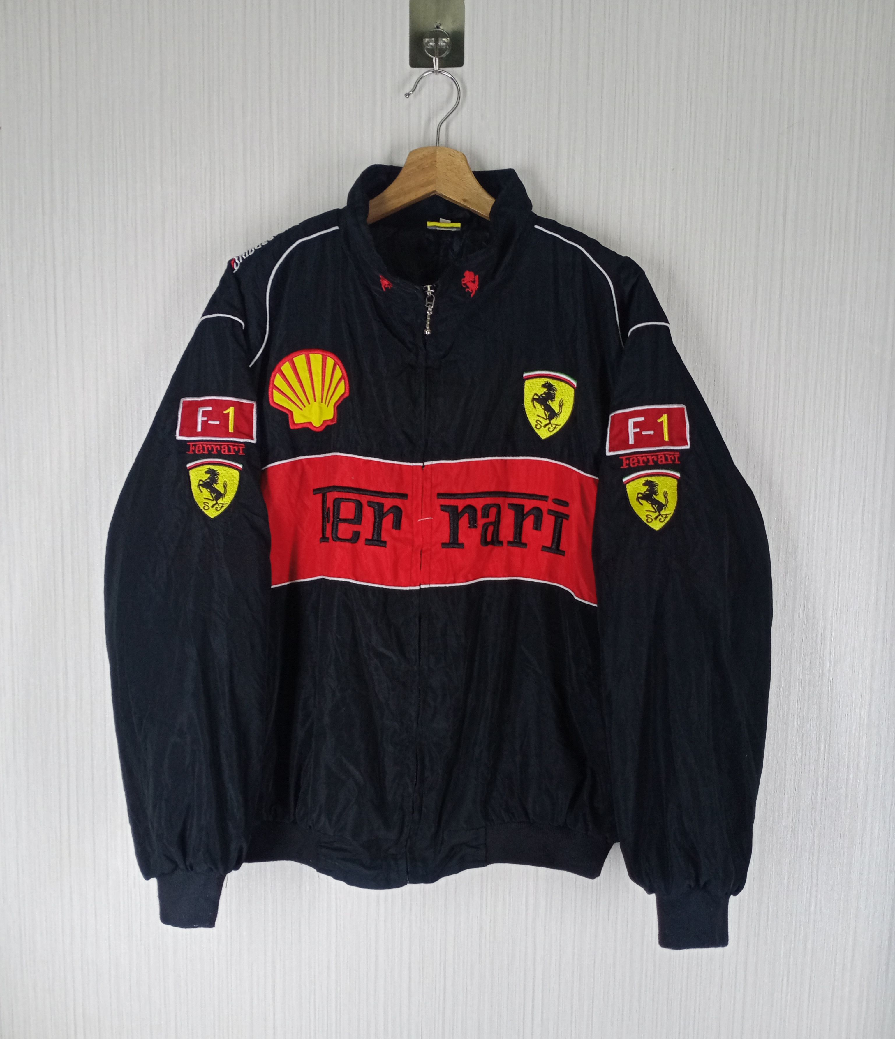 Vintage Ferrari Racing Bomber Jacket