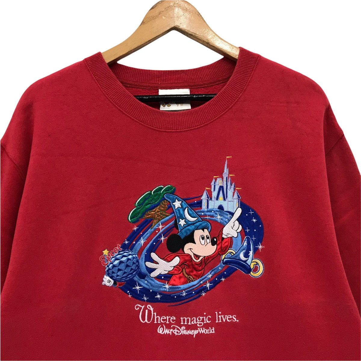 Disney × Mickey Mouse × Vintage Vintage Mickey Mouse Disney Cartoon Sweatshirt Size US L / EU 52-54 / 3 - 2 Thumbnail