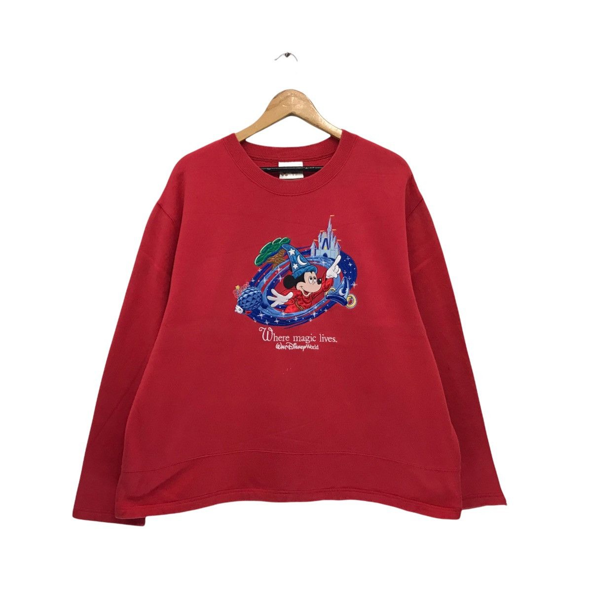 Disney × Mickey Mouse × Vintage Vintage Mickey Mouse Disney Cartoon Sweatshirt Size US L / EU 52-54 / 3 - 1 Thumbnail