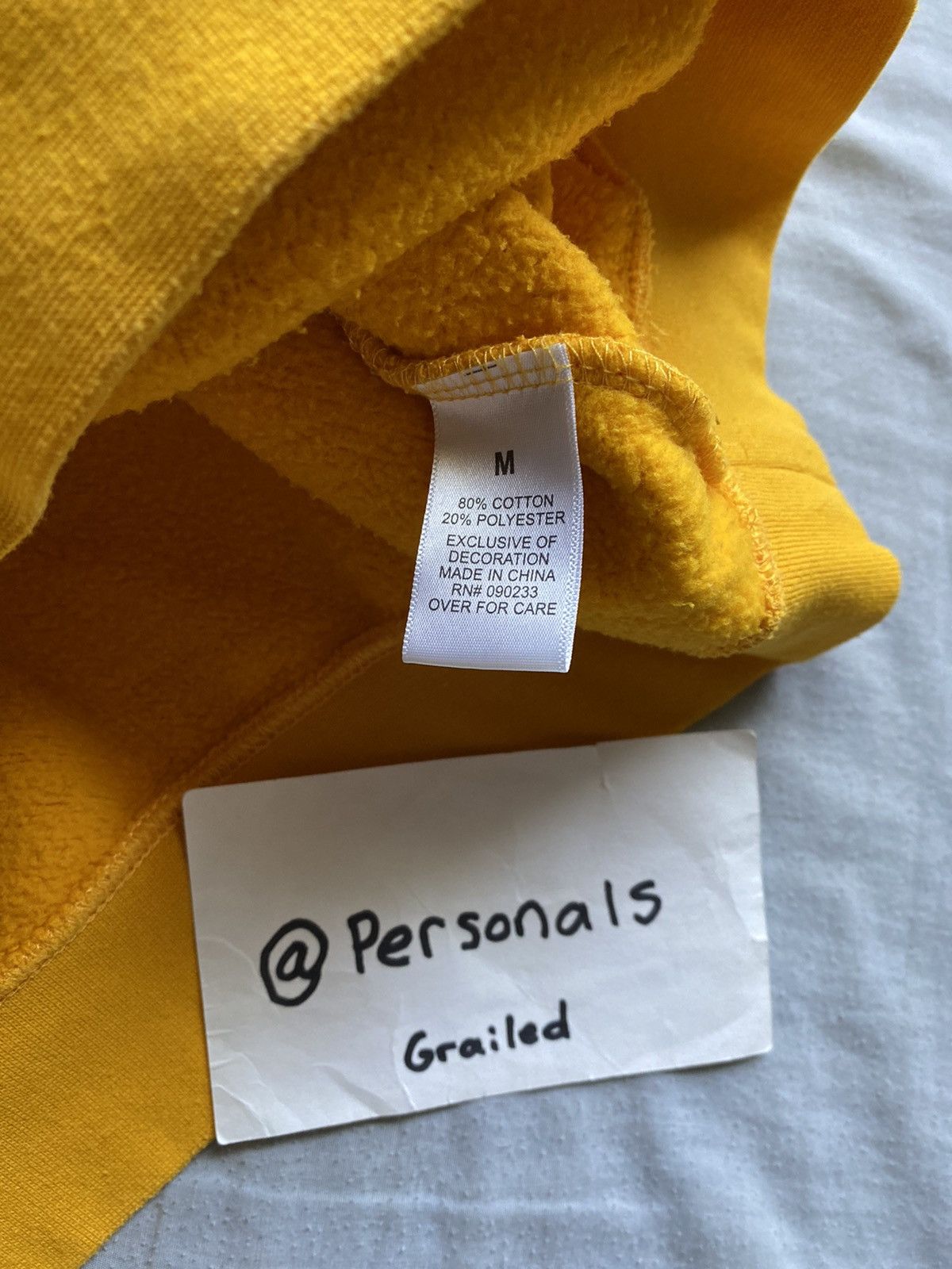 FOG × Fear of God RARE Fear of God Essentials Graphic Hoodie Yellow Medium Size US M / EU 48-50 / 2 - 17 Thumbnail
