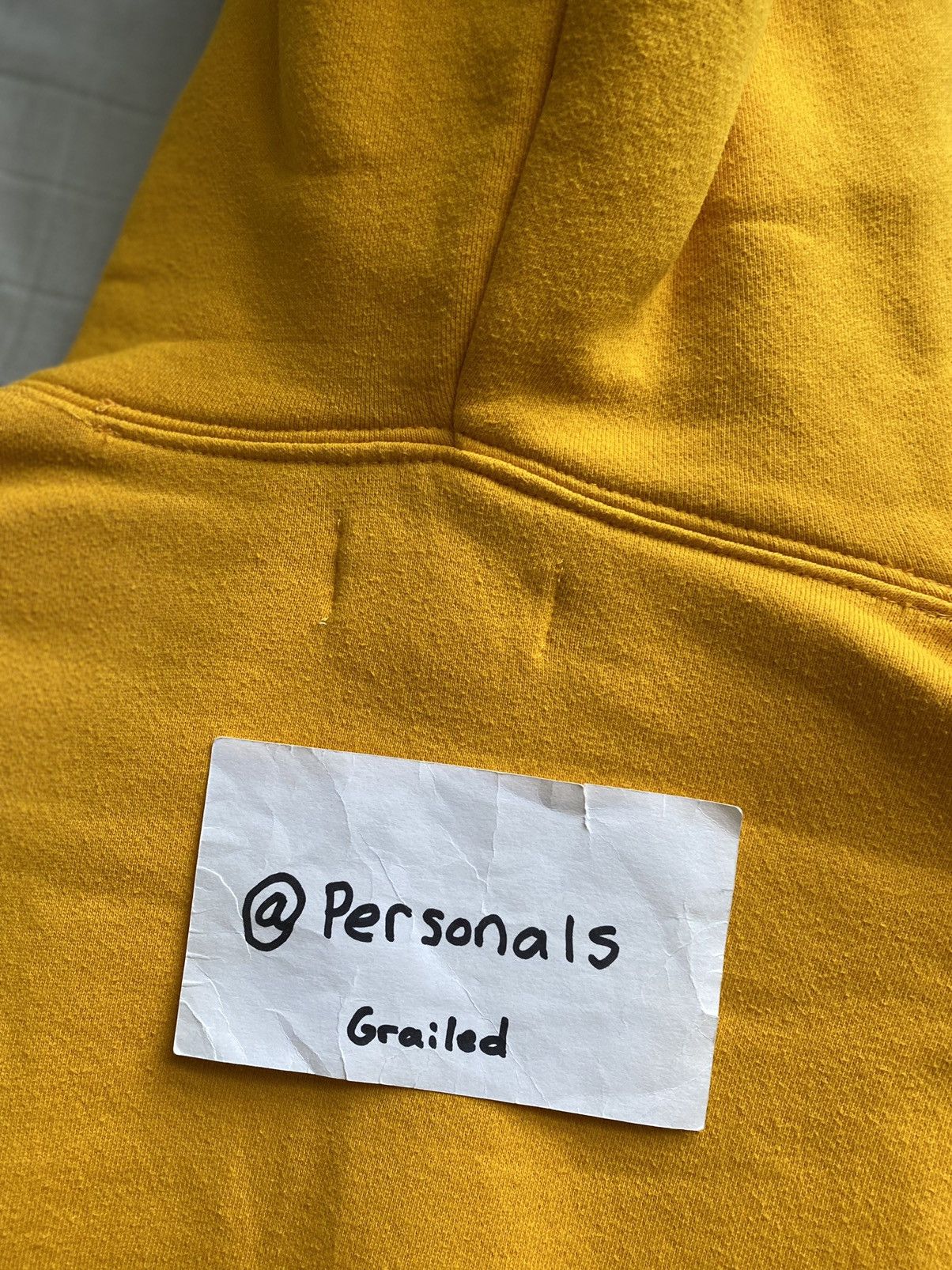 FOG × Fear of God RARE Fear of God Essentials Graphic Hoodie Yellow Medium Size US M / EU 48-50 / 2 - 4 Thumbnail