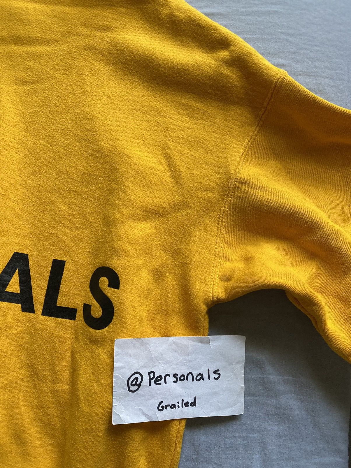 FOG × Fear of God RARE Fear of God Essentials Graphic Hoodie Yellow Medium Size US M / EU 48-50 / 2 - 5 Thumbnail