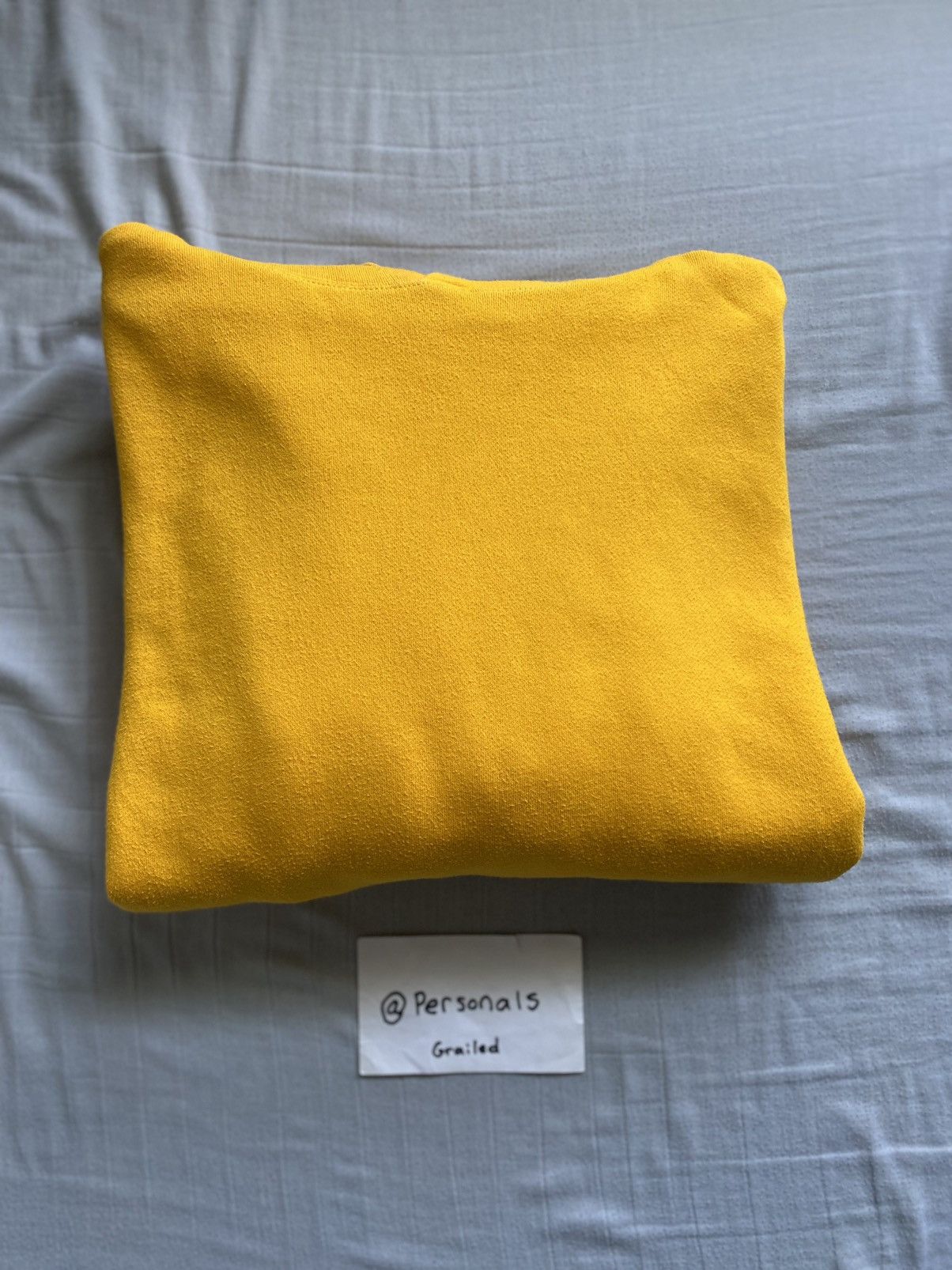 Fear of God RARE Fear of God Essentials Graphic Hoodie Yellow