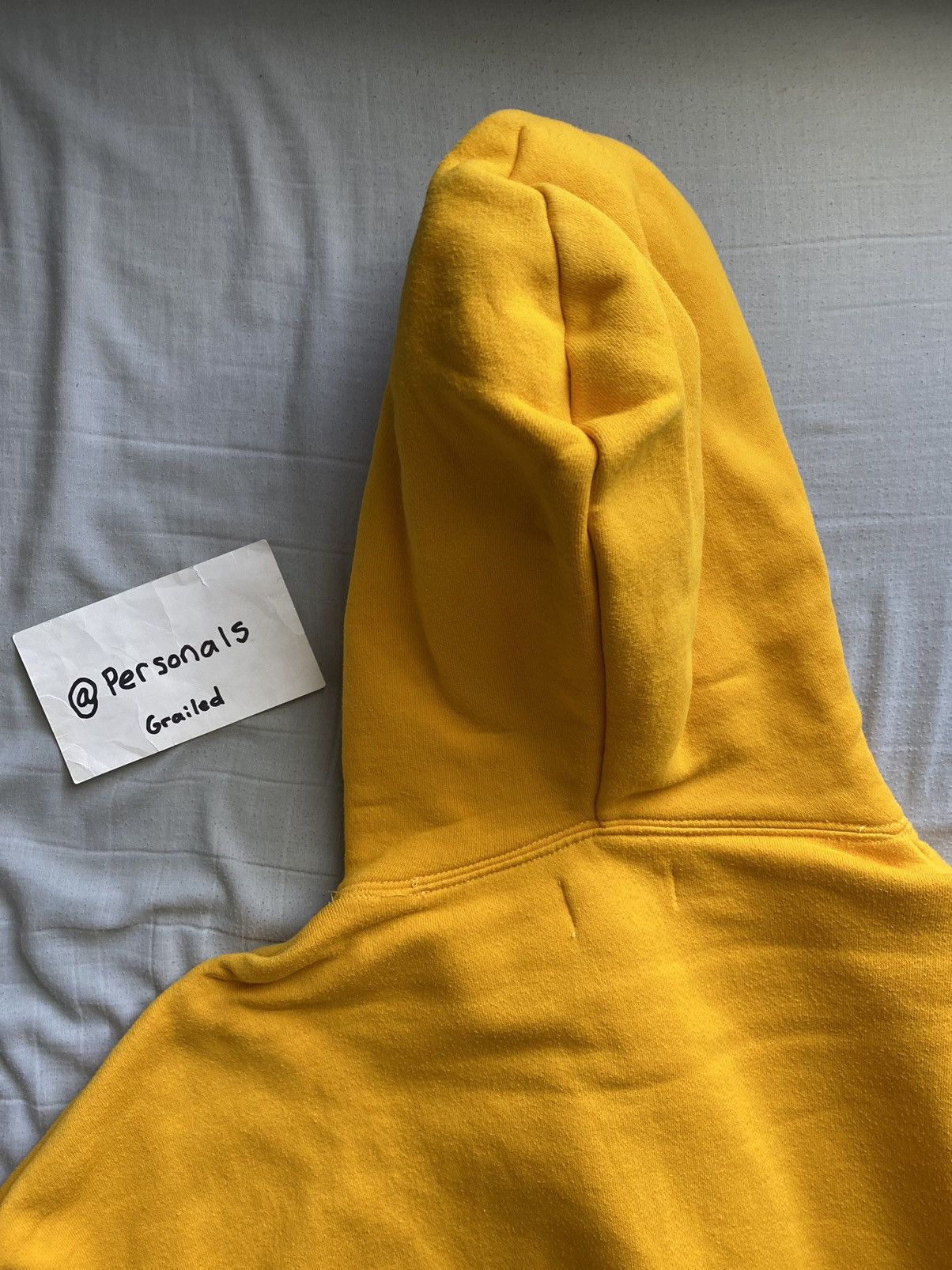 FOG × Fear of God RARE Fear of God Essentials Graphic Hoodie Yellow Medium Size US M / EU 48-50 / 2 - 7 Thumbnail