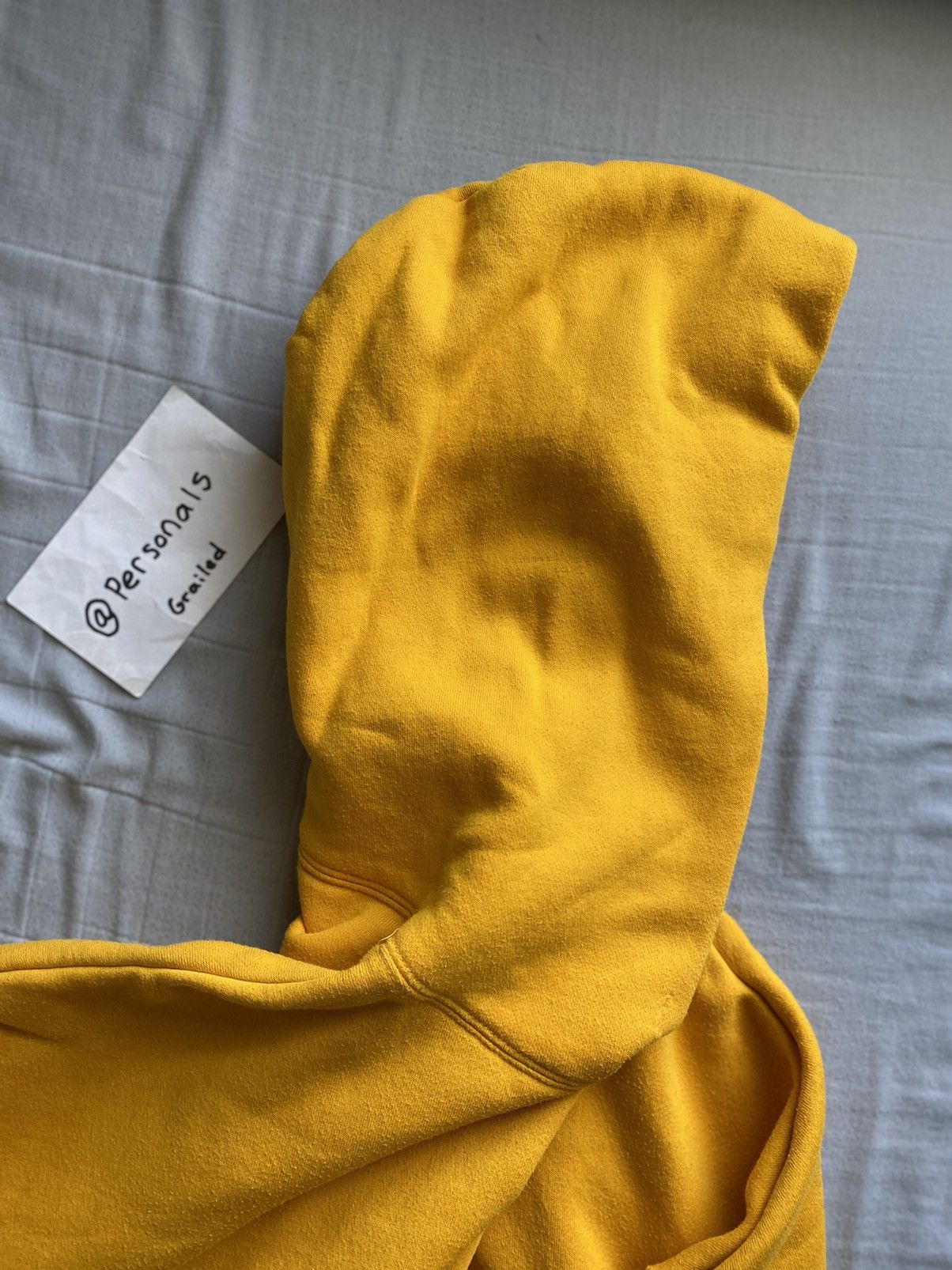 FOG × Fear of God RARE Fear of God Essentials Graphic Hoodie Yellow Medium Size US M / EU 48-50 / 2 - 9 Thumbnail